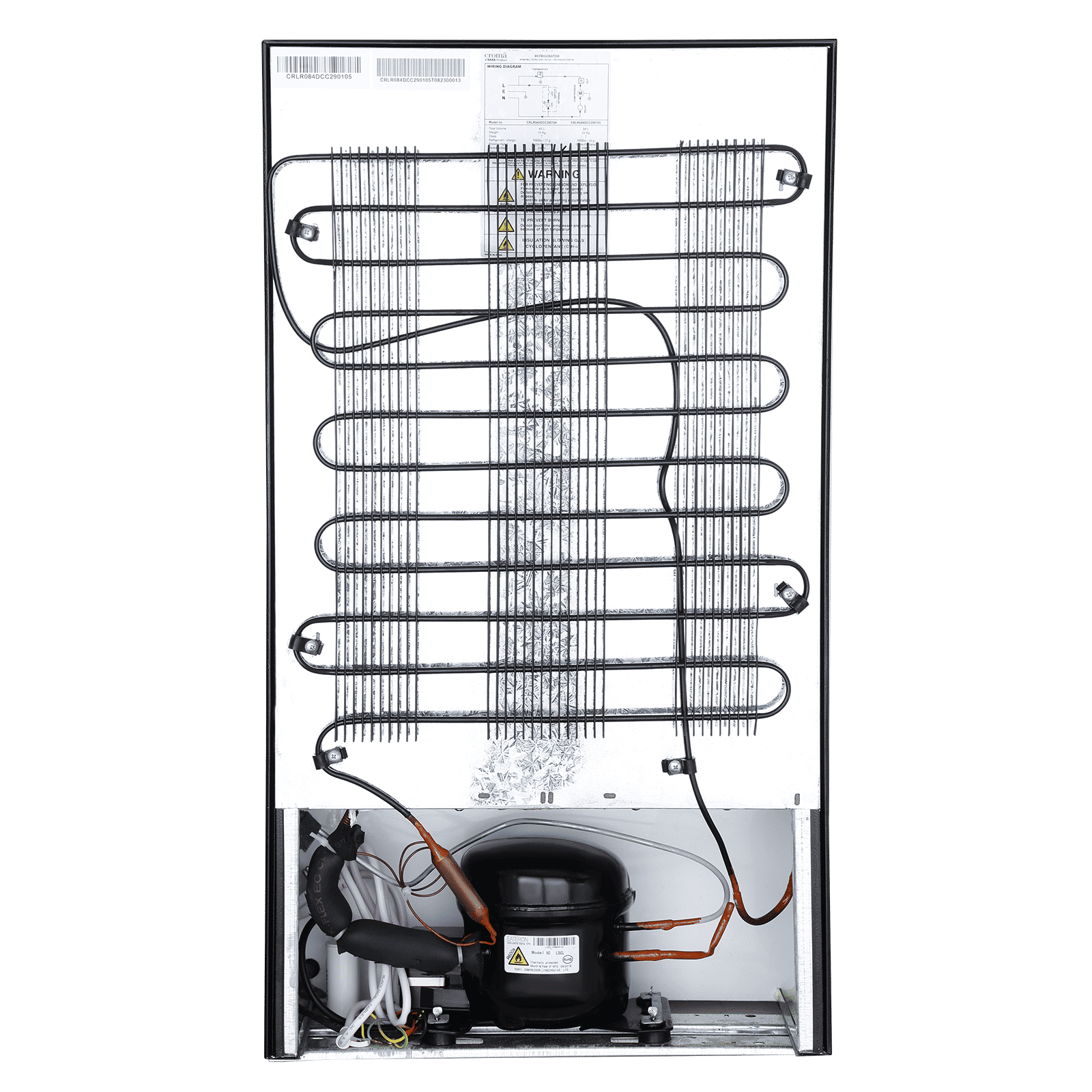 Croma 84 Litres 2 Star Direct Cool Single Door Refrigerator with Reversible Door ( Black)_9