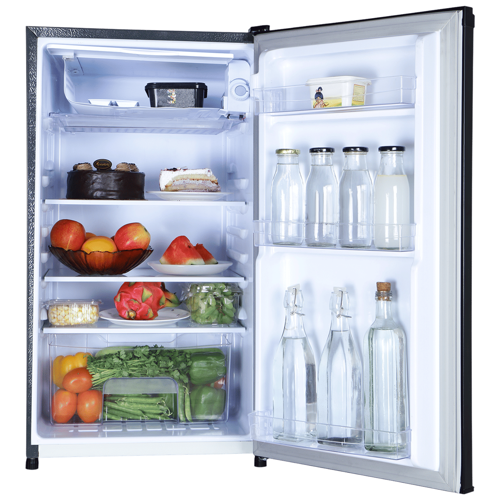 Croma 90 Litres 1 Star Direct Cool Single Door Refrigerator with Anti Fungal Door Gasket (CRLR090DCB250507, Hairline Grey) Croma 90 Litres 1 Star Direct Cool Single Door Refrigerator with Anti Fungal Door Gasket (CRLR090DCB250507, Hairline Grey)_5