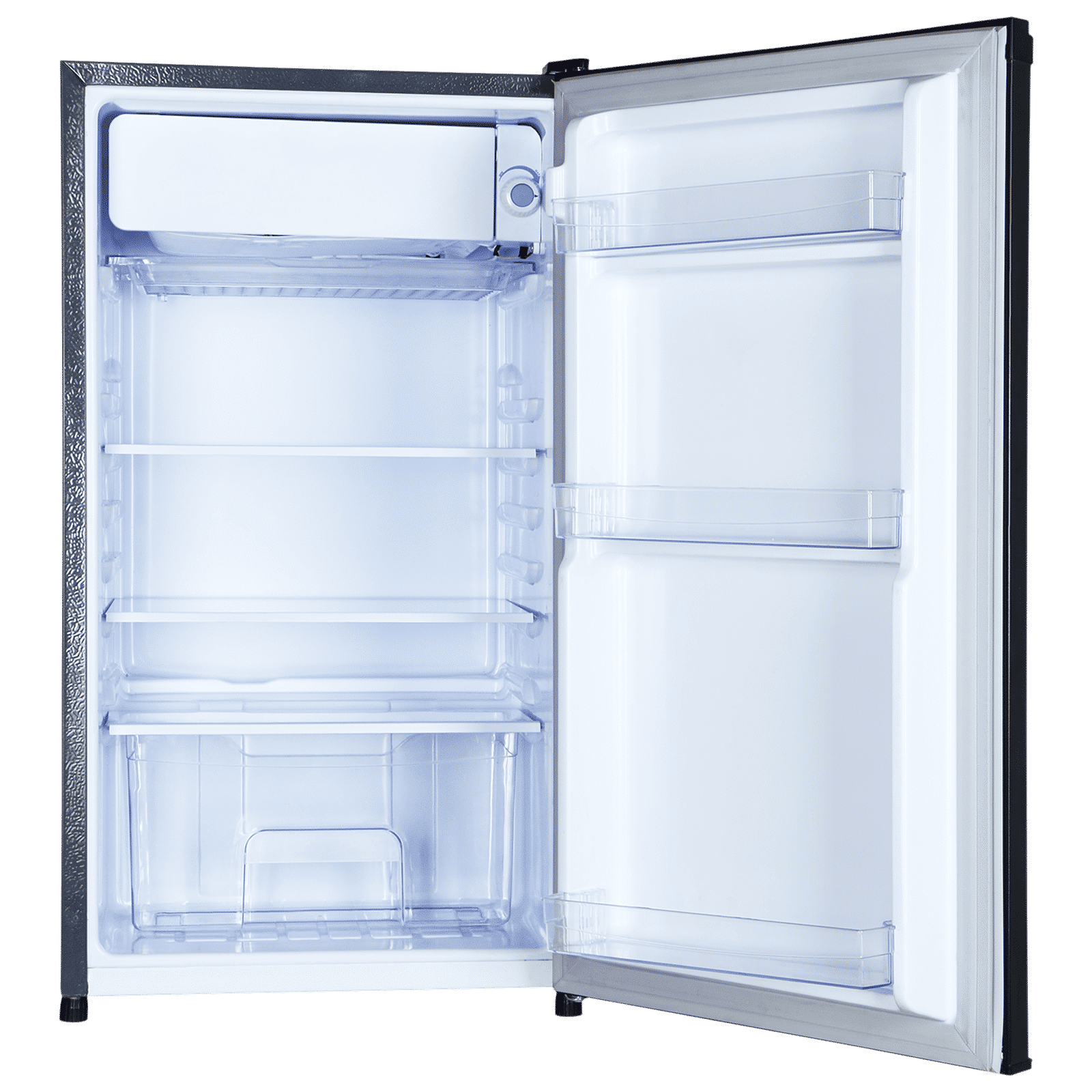 Croma 90 Litres 1 Star Direct Cool Single Door Refrigerator with Anti Fungal Door Gasket (CRLR090DCB250507, Hairline Grey) Croma 90 Litres 1 Star Direct Cool Single Door Refrigerator with Anti Fungal Door Gasket (CRLR090DCB250507, Hairline Grey)_6