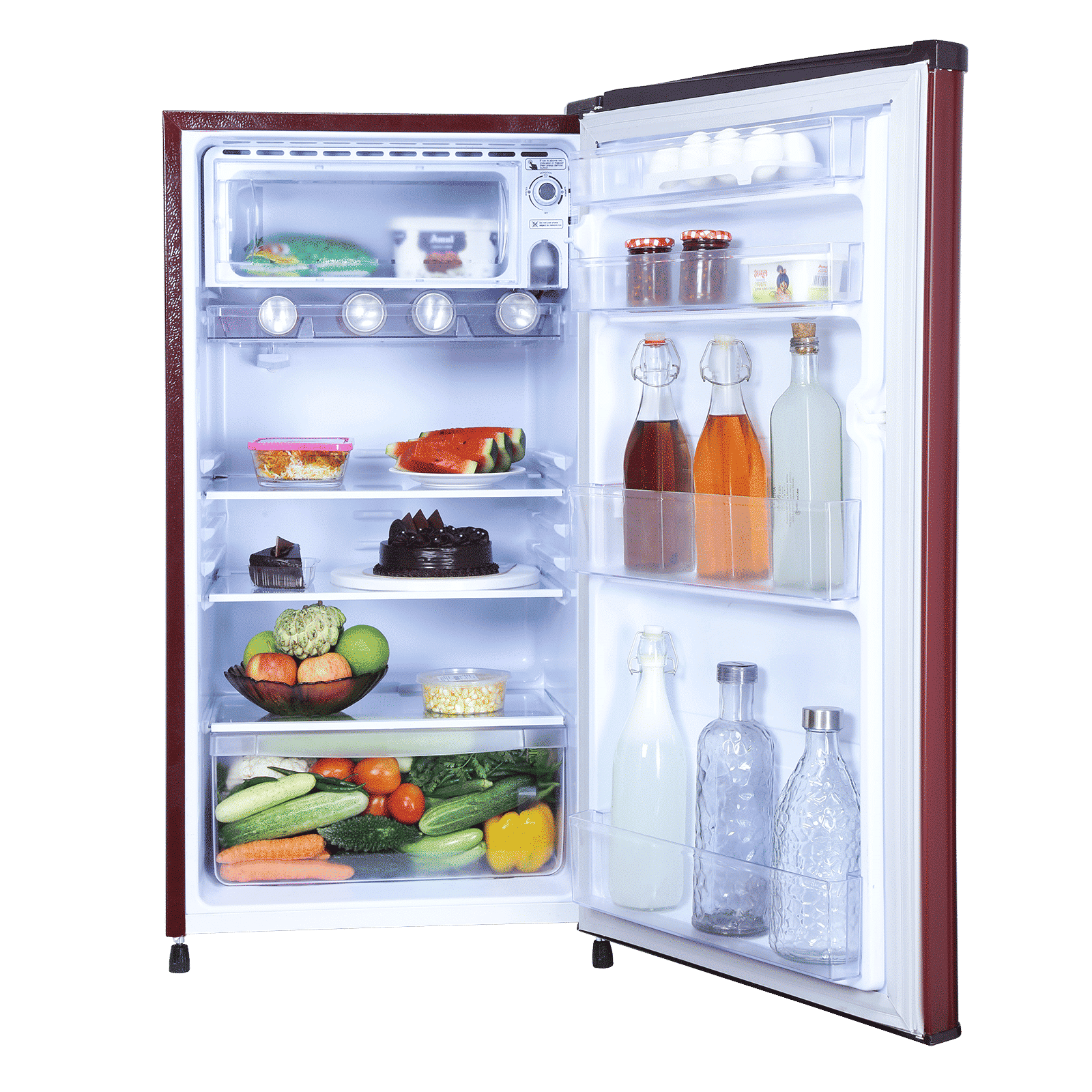 Croma 165 Litres 2 Star Direct Cool Single Door Refrigerator with Anti Fungal Gasket ( PCM Floral)_16