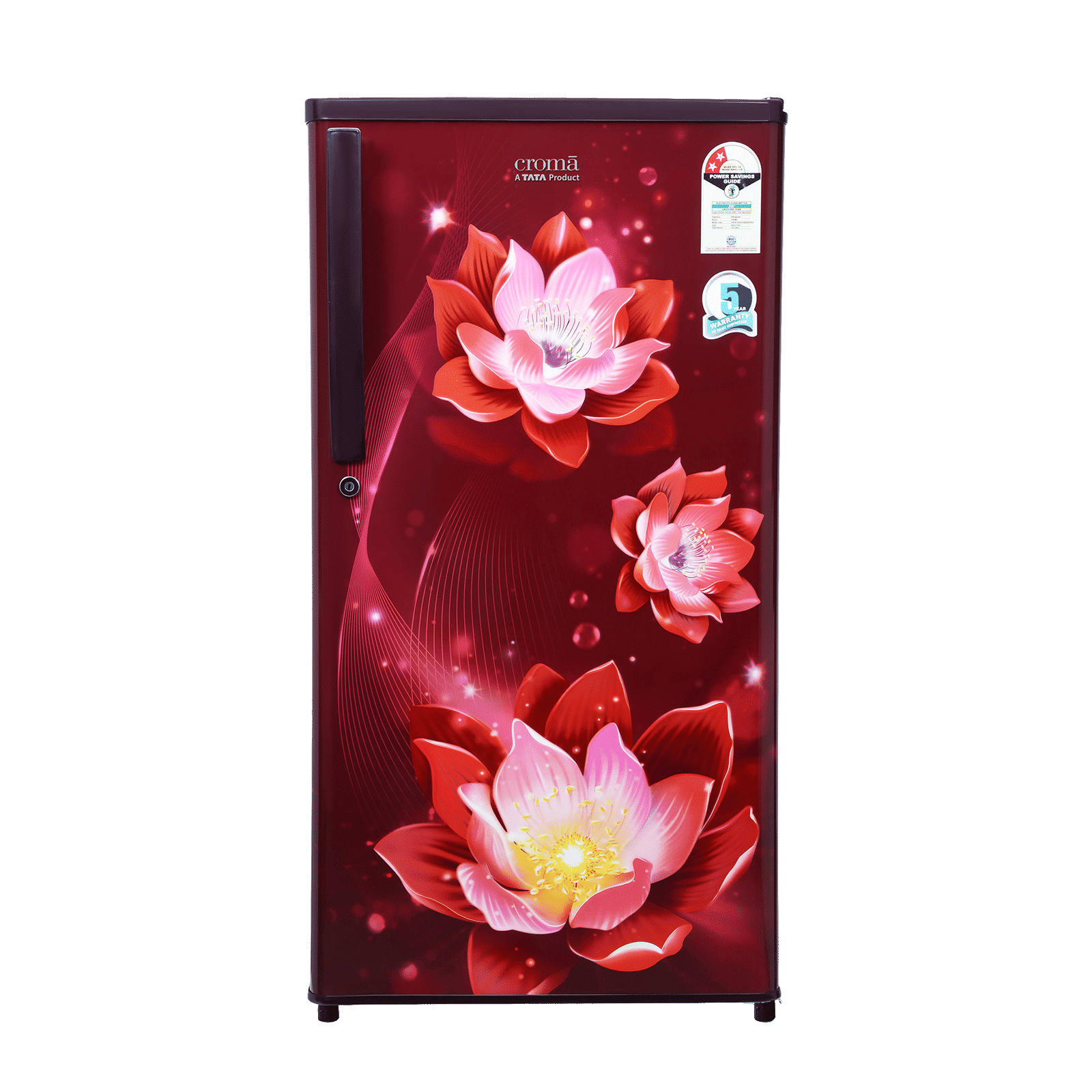 Croma 183 Litres 2 Star Direct Cool Single Door Refrigerator with Anti-Fungal Door Gasket ( Rosalind Wine)_1