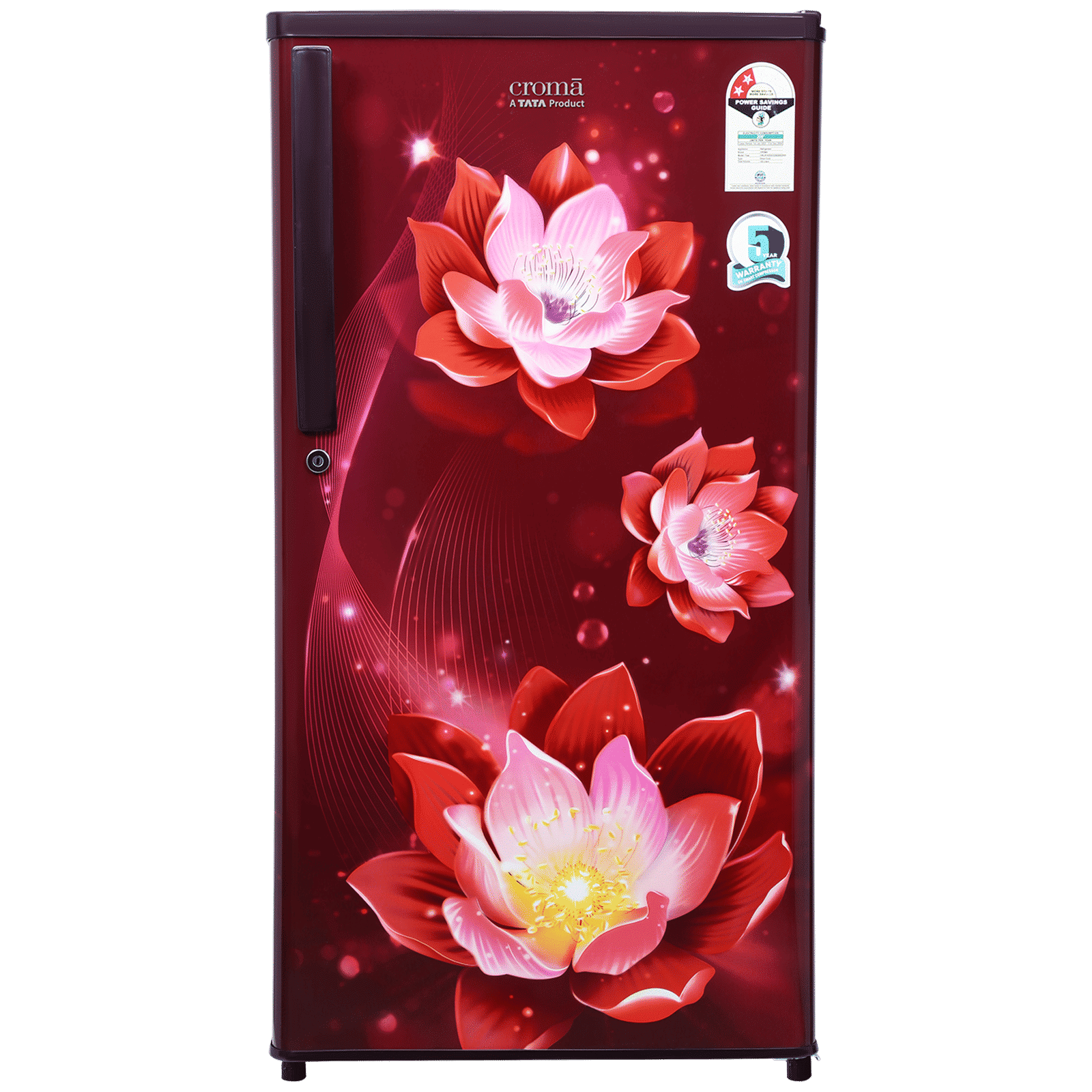 Croma 183 Litres 2 Star Direct Cool Single Door Refrigerator with Anti-Fungal Door Gasket ( Rosalind Wine)_1