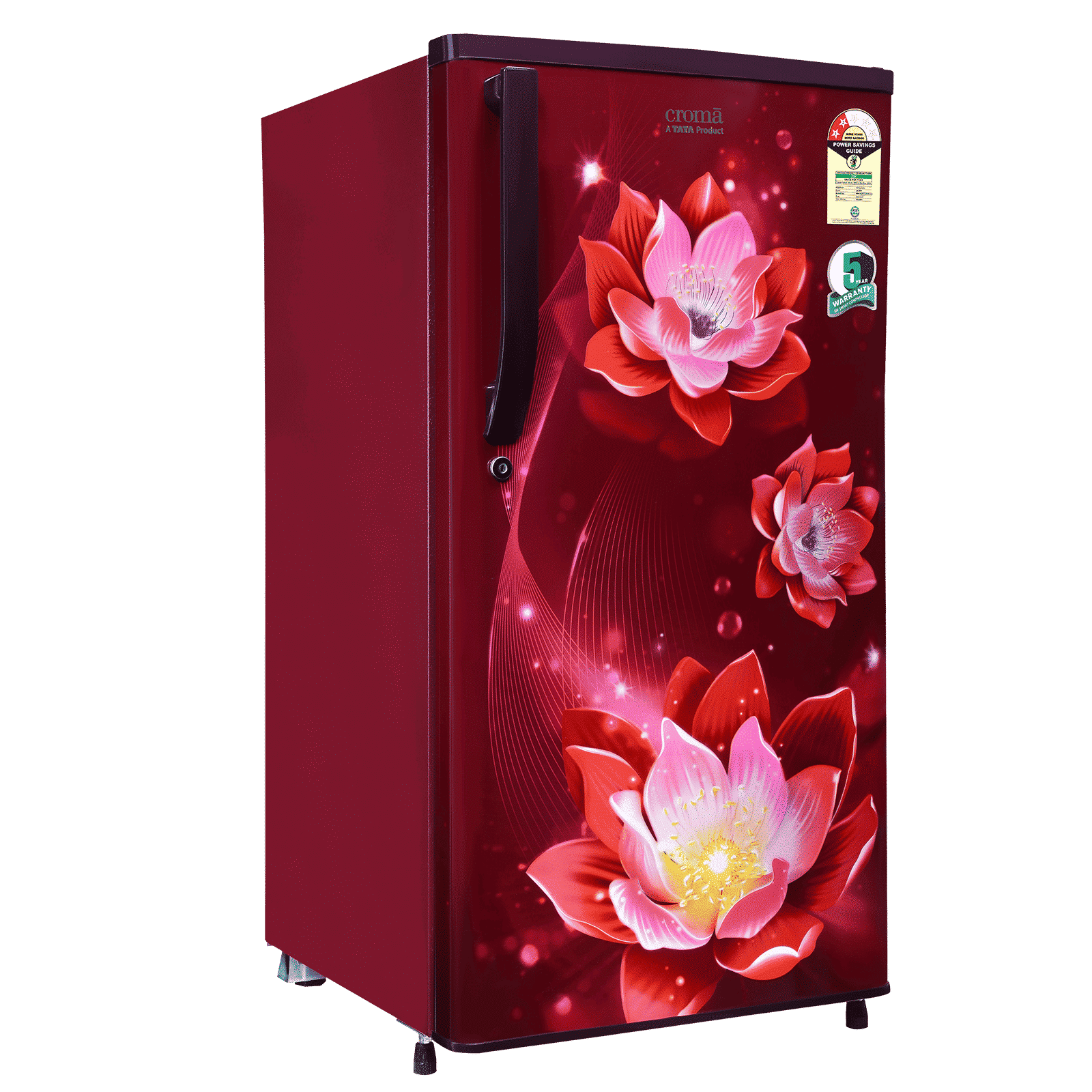 Croma 183 Litres 2 Star Direct Cool Single Door Refrigerator with Anti-Fungal Door Gasket ( Rosalind Wine) Croma 183 Litres 2 Star Direct Cool Single Door Refrigerator with Anti-Fungal Door Gasket ( Rosalind Wine)_9