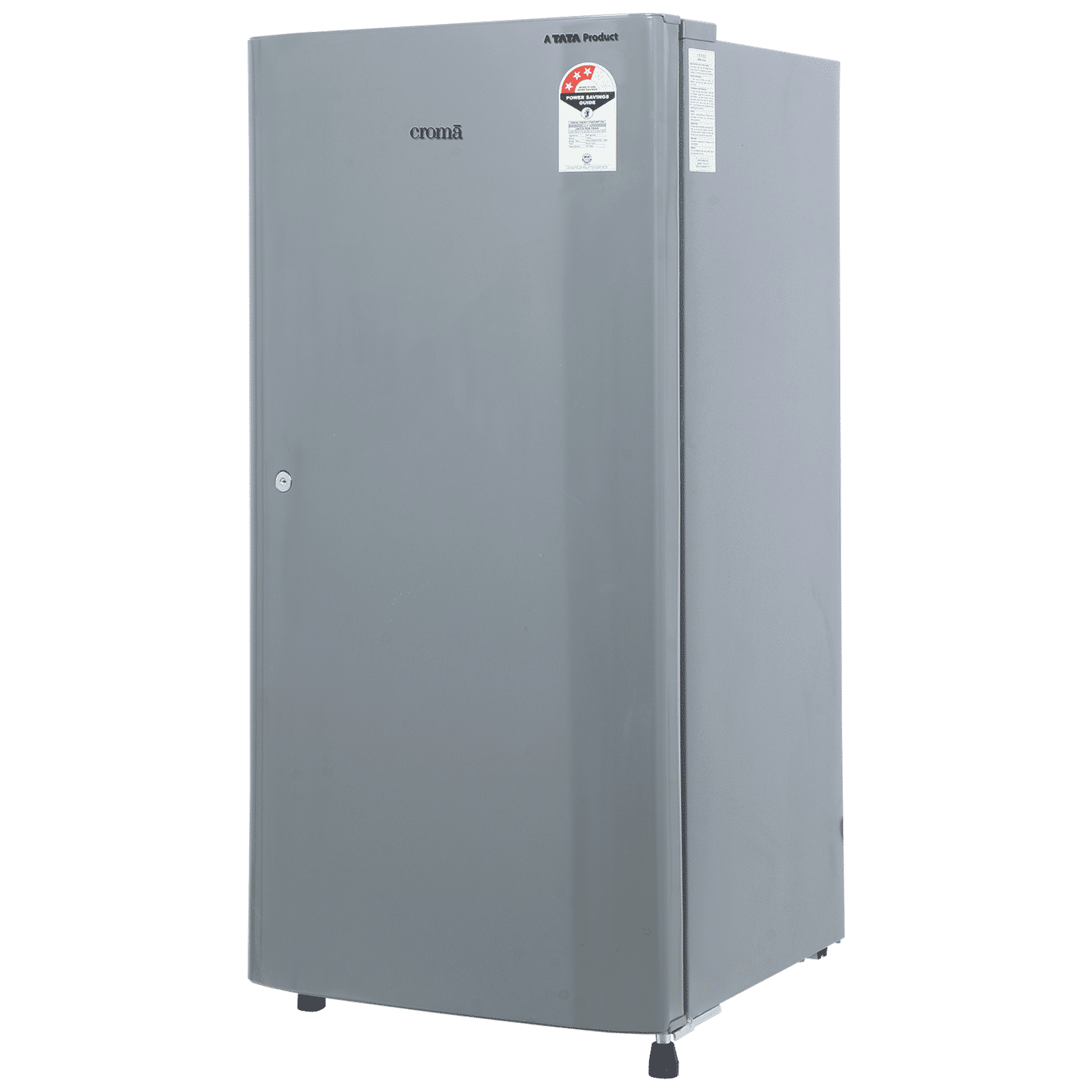 Croma 185 Litres 3 Star Direct Cool Single Door Refrigerator with Inverter Compressor (CRLR185DID276201, Solid Grey)_4