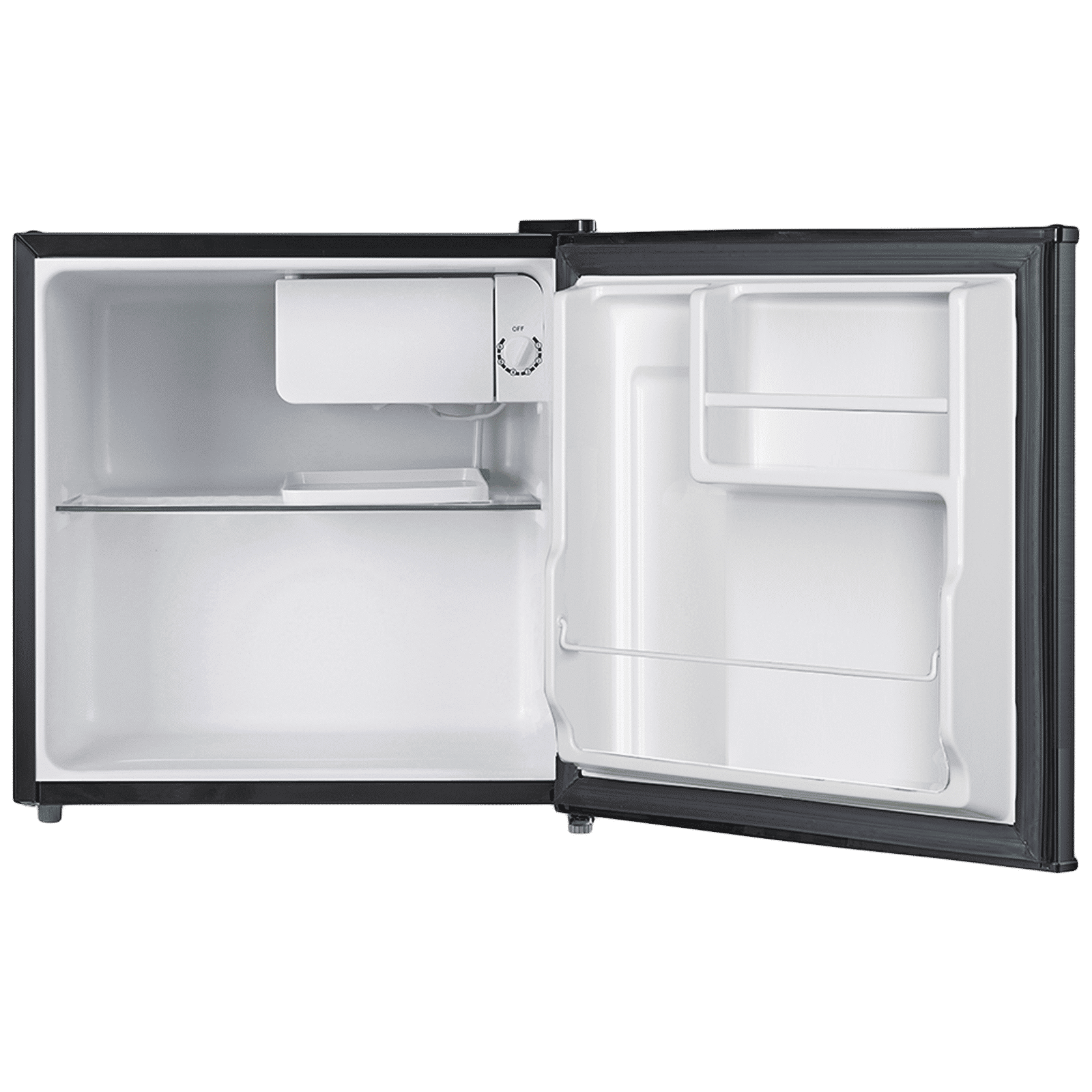 Midea 45 Litres 3 Star Direct Cool Single Door Mini Refrigerator with Reversible Door (MDRD86FGE03, Bright Crystal Gray)_5