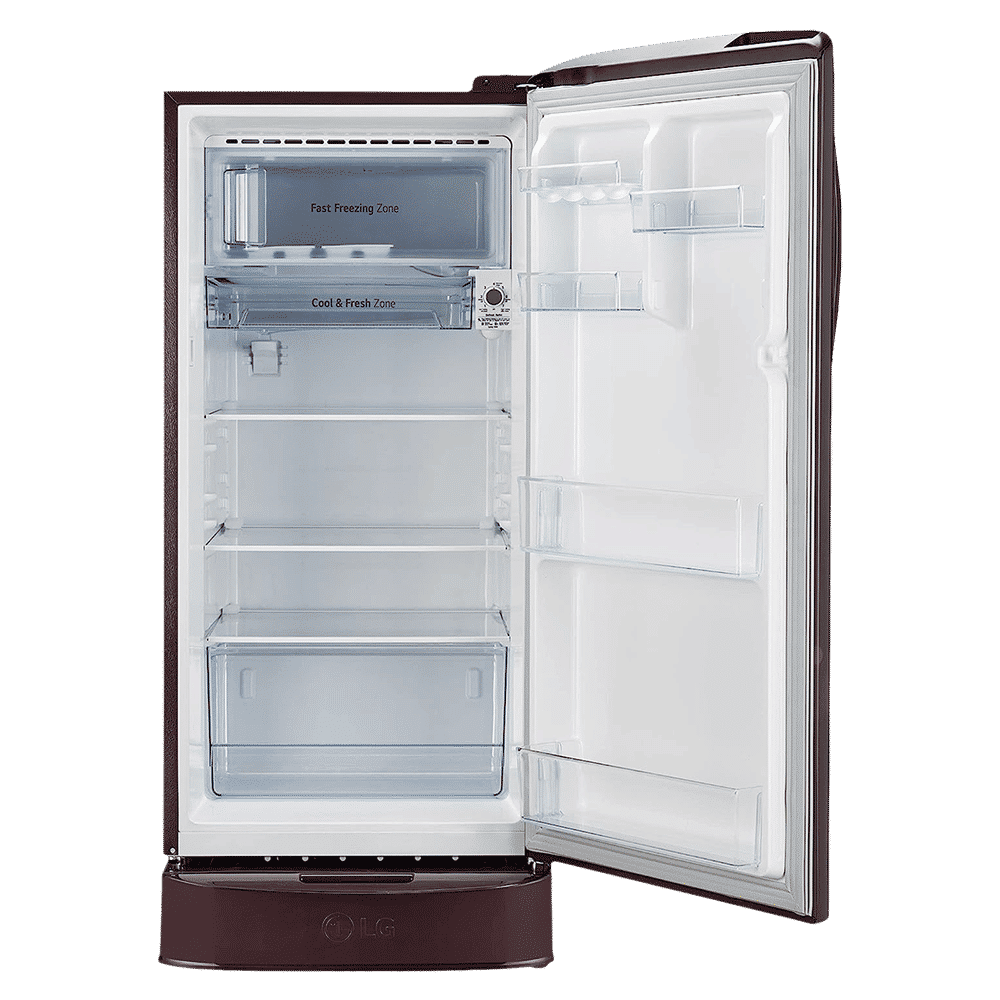 LG 201 Litres 5 Star Direct Cool Single Door Refrigerator with Antibacterial Gasket (GL-D211HSEZ, Scarlet Euphoria) LG 201 Litres 5 Star Direct Cool Single Door Refrigerator with Antibacterial Gasket (GL-D211HSEZ, Scarlet Euphoria)_6
