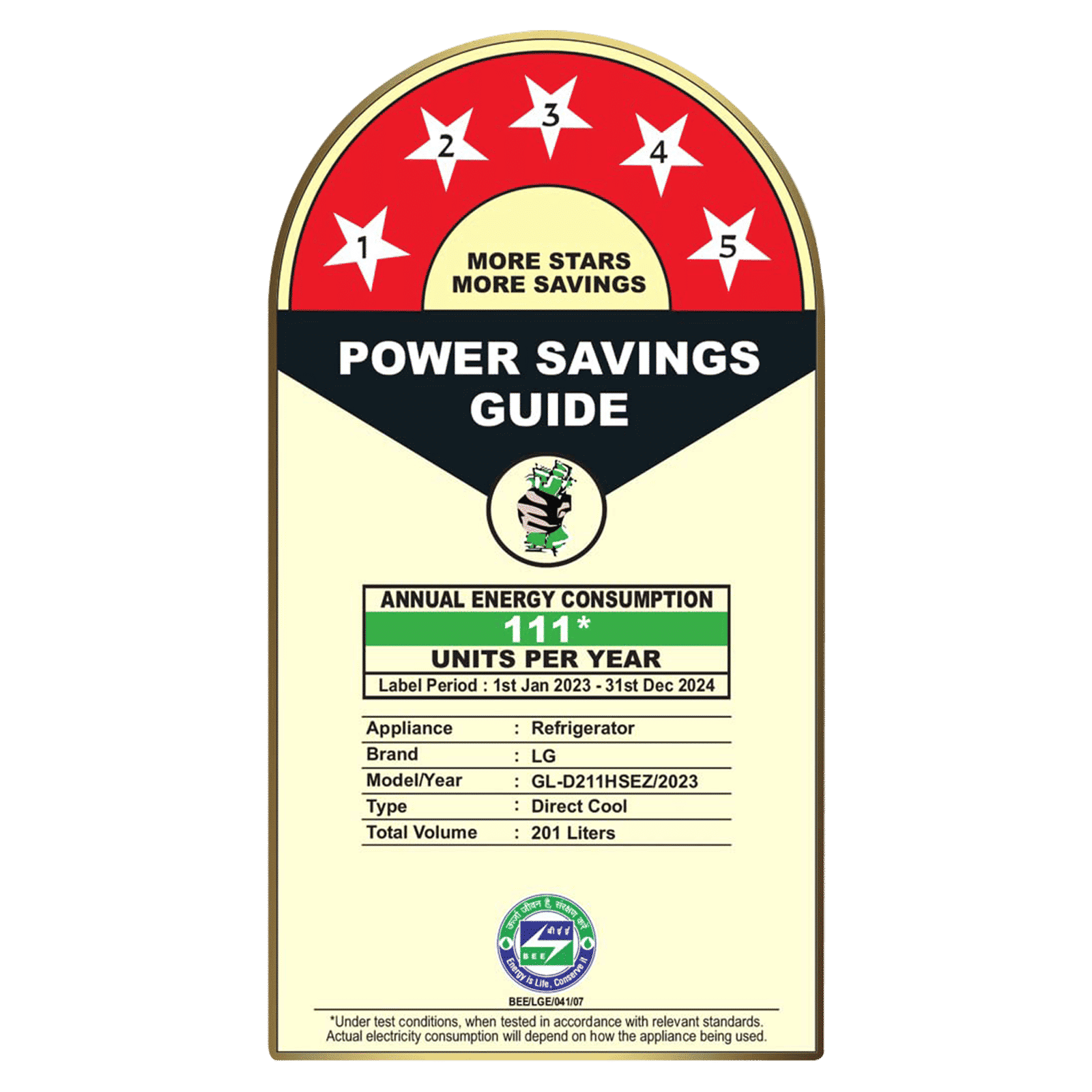 LG 201 Litres 5 Star Direct Cool Single Door Refrigerator with Antibacterial Gasket (GL-D211HSEZ, Scarlet Euphoria) LG 201 Litres 5 Star Direct Cool Single Door Refrigerator with Antibacterial Gasket (GL-D211HSEZ, Scarlet Euphoria)_7