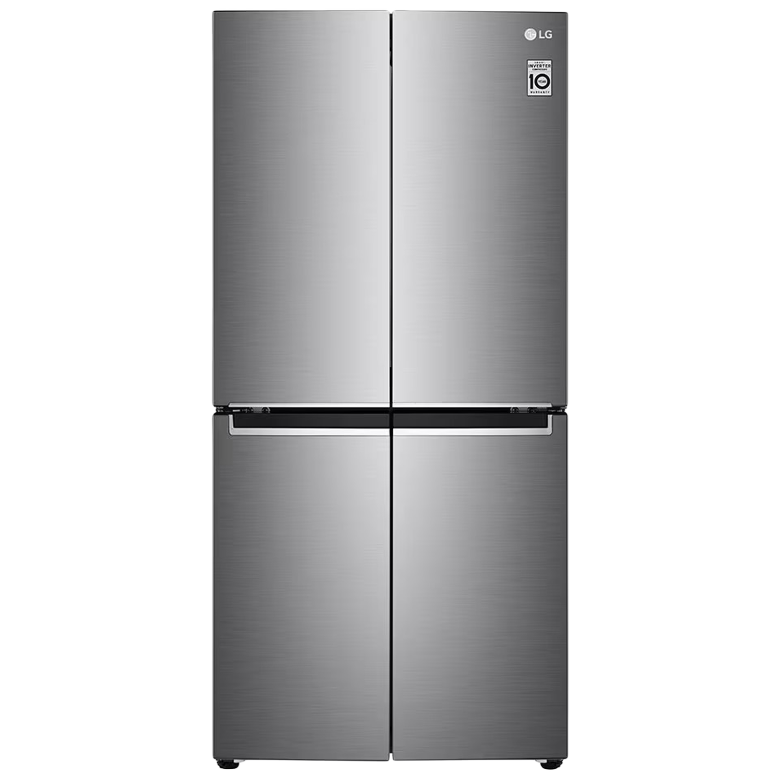 LG 594 Litres French Door Refrigerator with Linear Cooling Technology (GC-B22FTLVB.APZQEB, Shiny Steel)_1