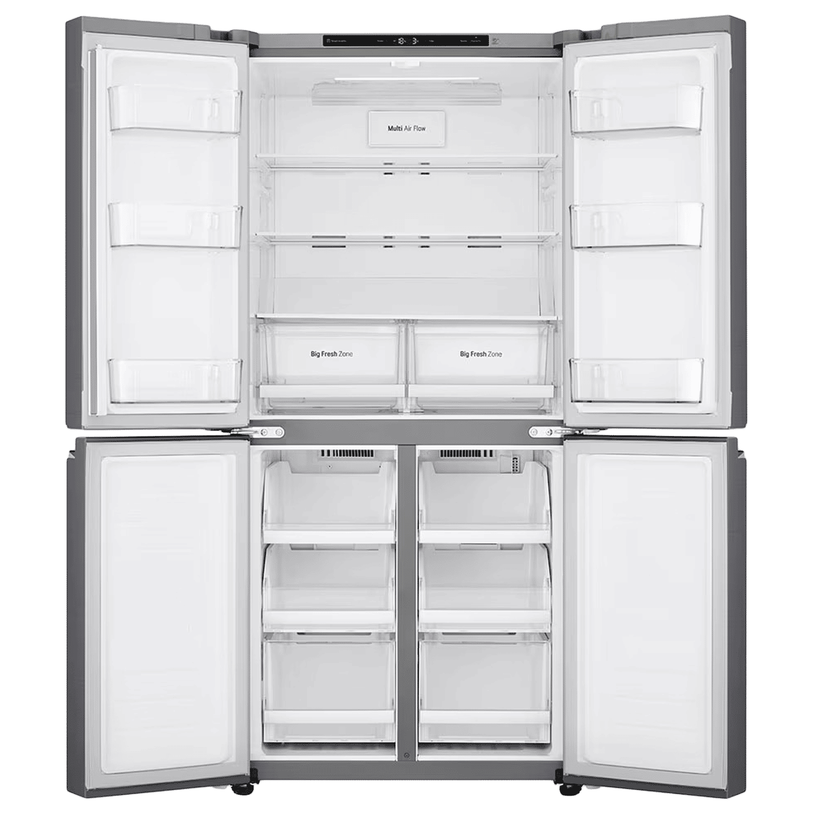 LG 594 Litres French Door Refrigerator with Linear Cooling Technology (GC-B22FTLVB.APZQEB, Shiny Steel)_4