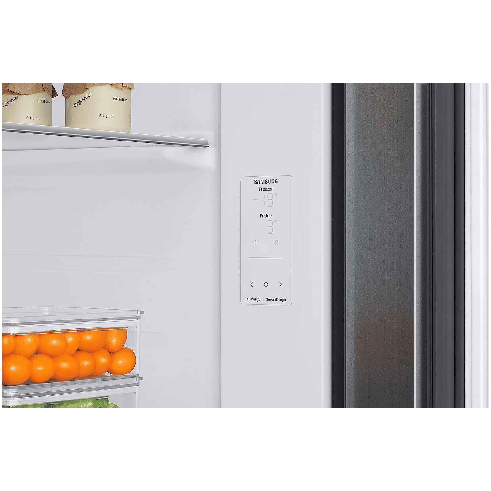 SAMSUNG 653 Litres 3 Star Frost Free Side by Side Door Smart Wi-Fi Enabled Refrigerator with Twin Cooling Plus (RS76CB81A3P0HL, Clean Pink) SAMSUNG 653 Litres 3 Star Frost Free Side by Side Door Smart Wi-Fi Enabled Refrigerator with Twin Cooling Plus (RS76CB81A3P0HL, Clean Pink)_11