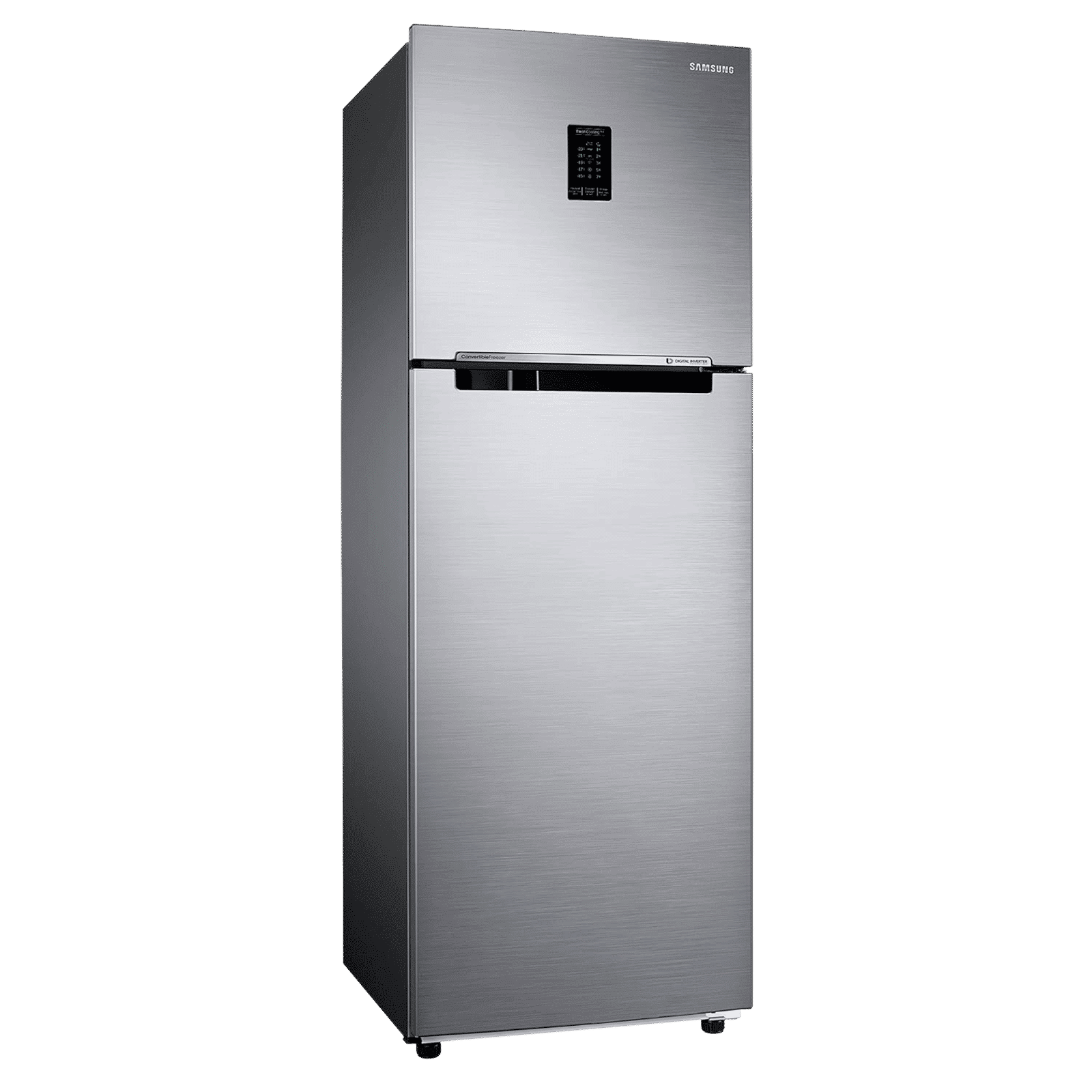 SAMSUNG 322 Litres 2 Star Frost Free Double Door Convertible Refrigerator with Twin Cooling Plus Technology (RT37C4522S8/HL, Elegant Inox)_12