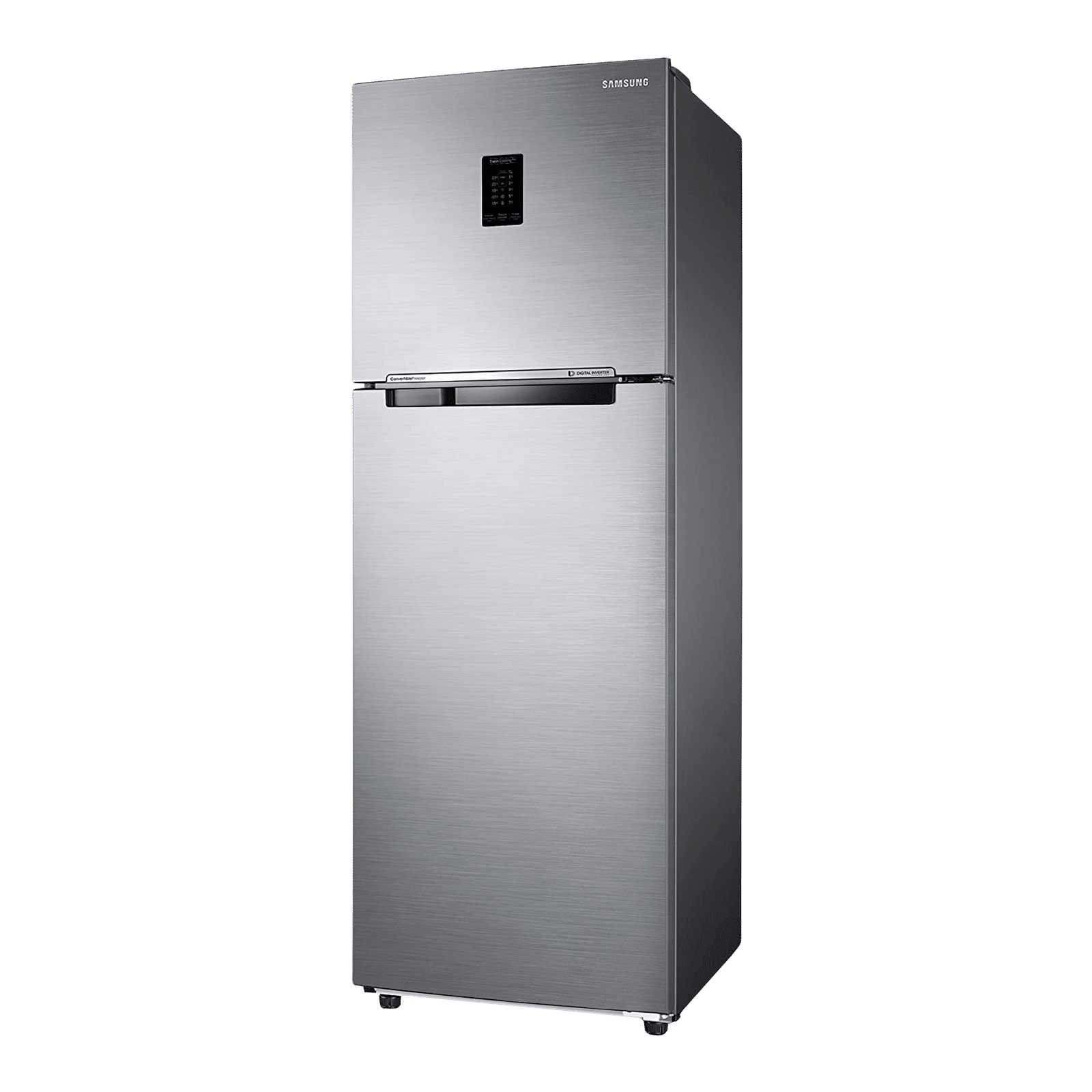 SAMSUNG 322 Litres 2 Star Frost Free Double Door Convertible Refrigerator with Twin Cooling Plus Technology (RT37C4522S8/HL, Elegant Inox)_4