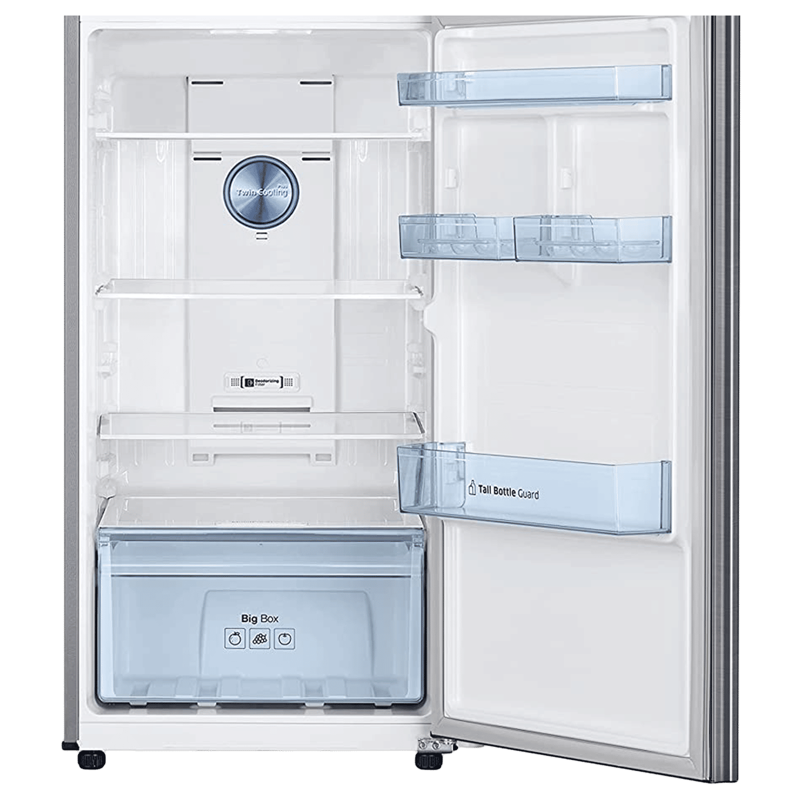 SAMSUNG 322 Litres 2 Star Frost Free Double Door Convertible Refrigerator with Twin Cooling Plus Technology (RT37C4522S8/HL, Elegant Inox)_7