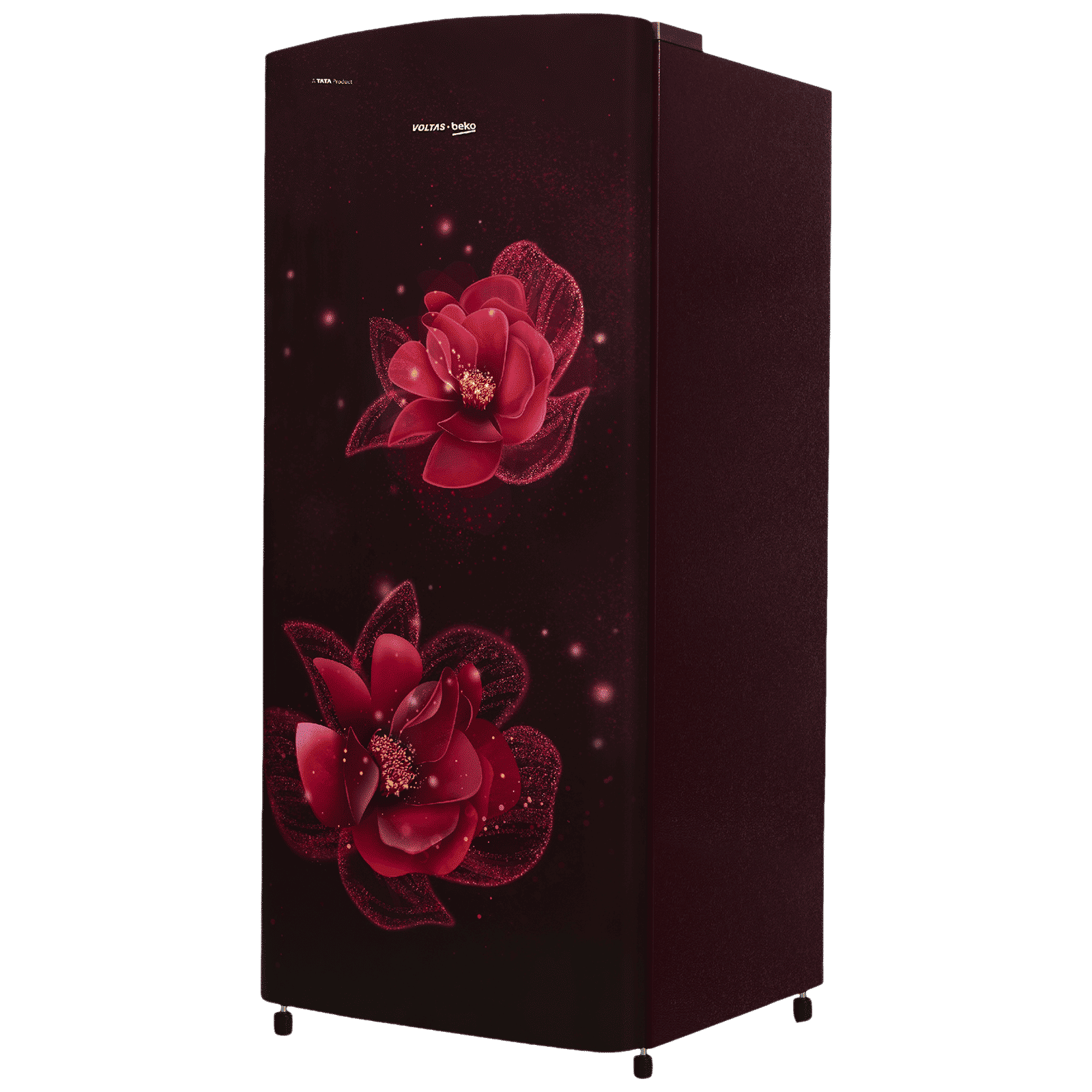 VOLTAS beko 183 Litres 2 Star Direct Cool Single Door Refrigerator with Reciprocating Compressor (RDC215D / S0RFR0M0, Fressia Ruby)_4