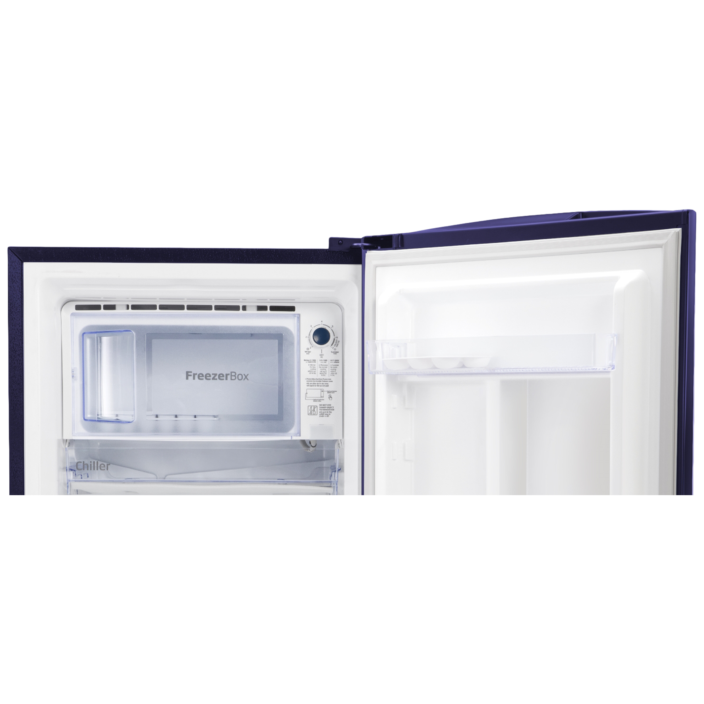 VOLTAS beko 183 Litres 4 Star Direct Cool Single Door Refrigerator with Stabilizer Free Operation (RDC215B / W0DBR0M0, Dahlia Blue) VOLTAS beko 183 Litres 4 Star Direct Cool Single Door Refrigerator with Stabilizer Free Operation (RDC215B / W0DBR0M0, Dahlia Blue)_8