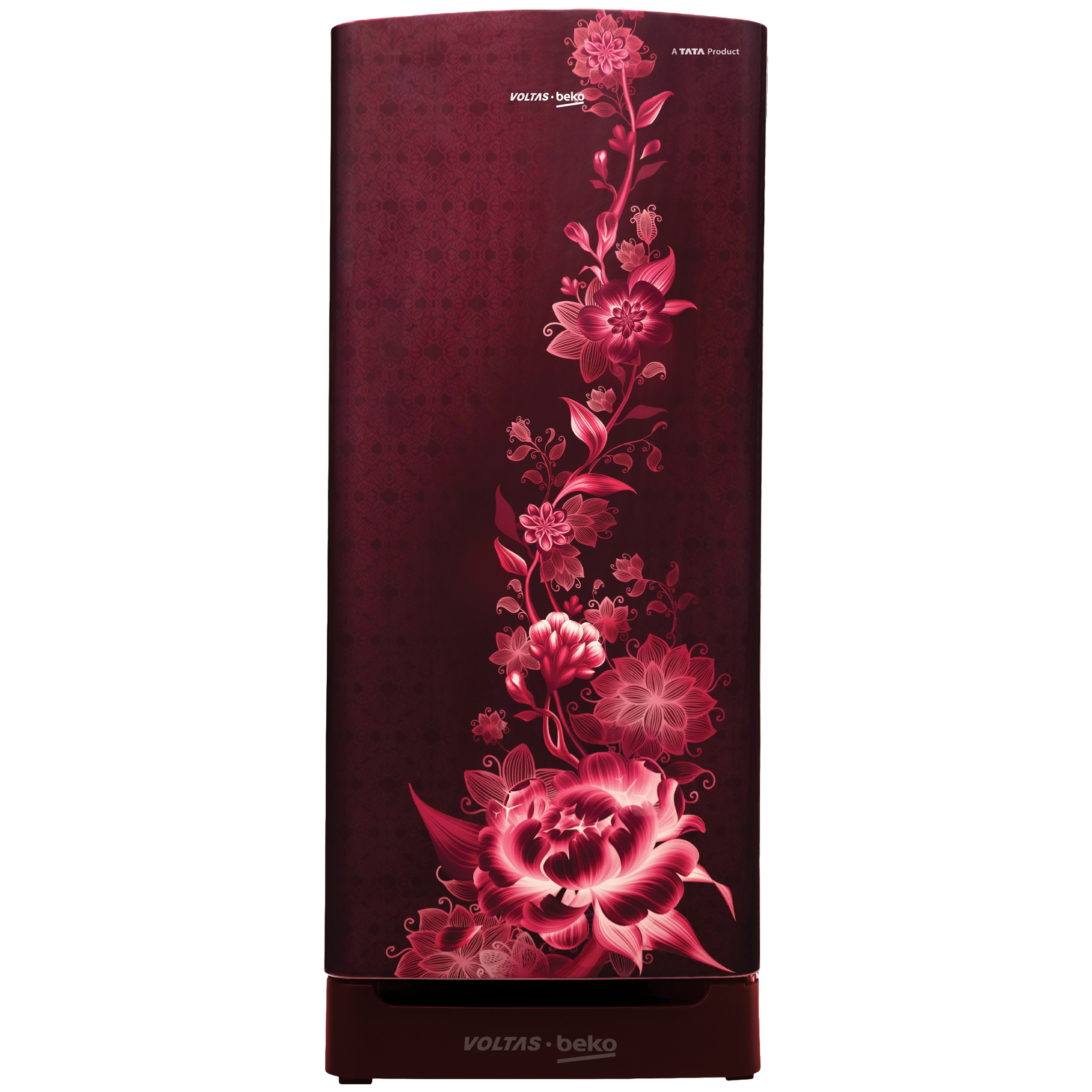 VOLTAS beko 183 Litres 5 Star Direct Cool Single Door Refrigerator with Reciprocating Compressor (RDC215A / W0VWR0M0, Vivi Wine)_1