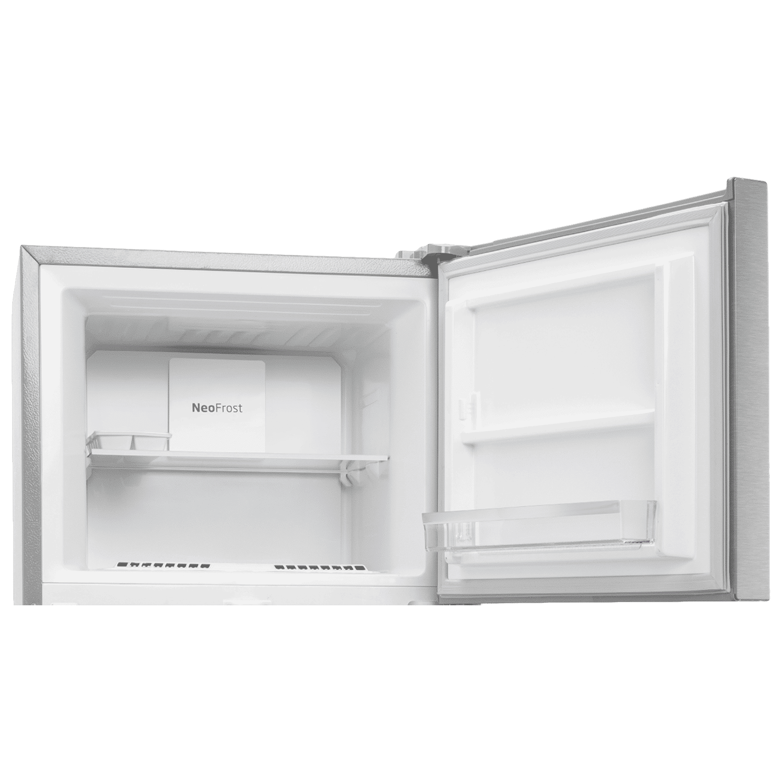 VOLTAS beko 228 Litres 2 Star Frost Free Double Door Refrigerator with Reciprocating Compressor (RFF265D/W0XIR0I000, Brushed Silver)_8