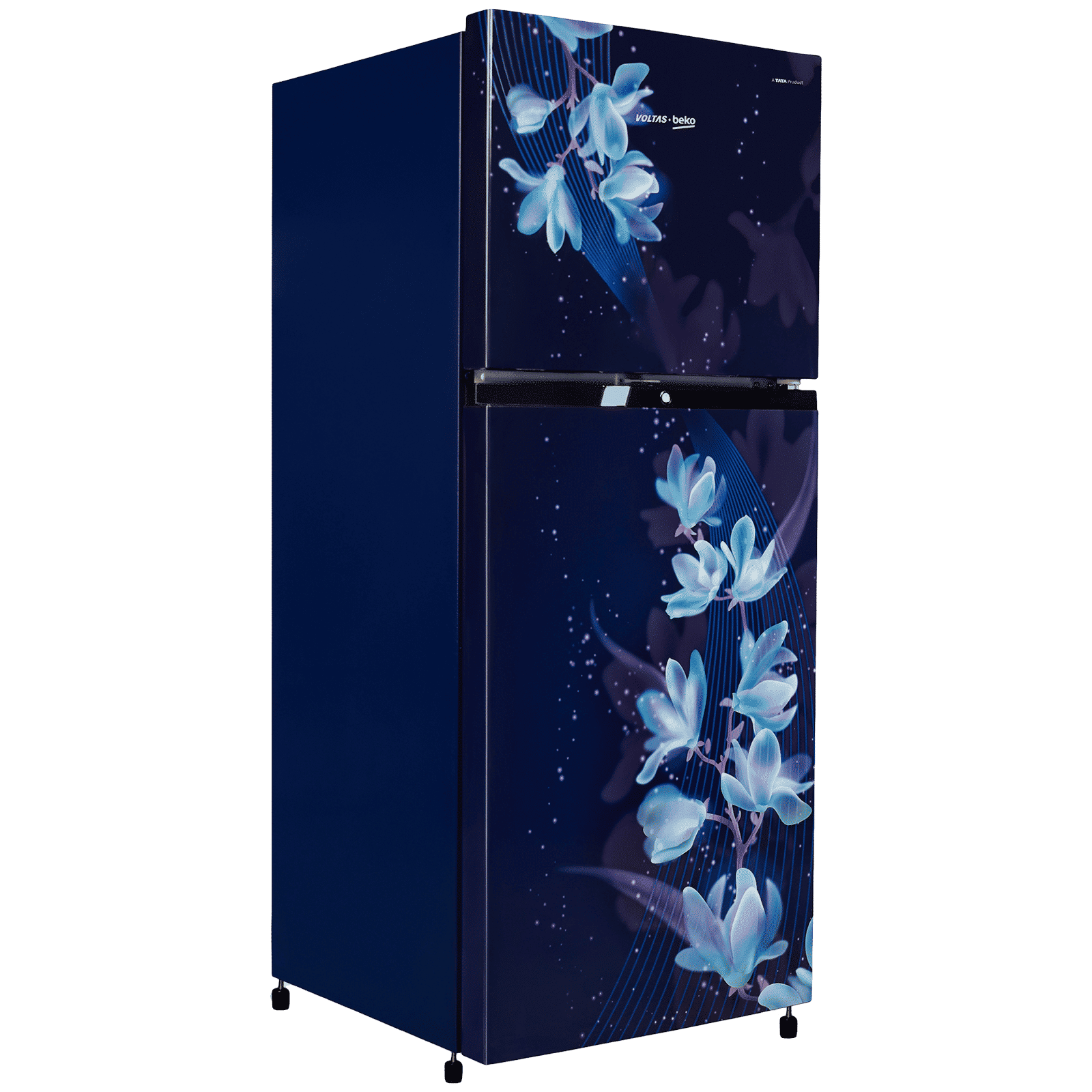 VOLTAS beko 228 Litres 2 Star Frost Free Double Door Refrigerator with Reciprocating Compressor (RFF265D / W0NBR0I0, Nightangle Blue)_16