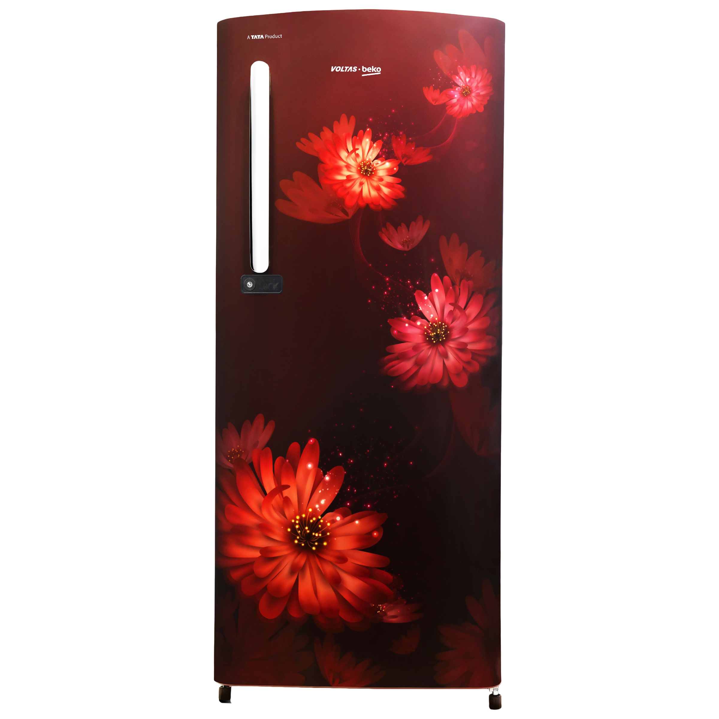 VOLTAS beko 173 Litres 3 Star Direct Cool Single Door Refrigerator with Stabilizer Free Operation (RDC245C / W0DWE0M0, Dahlia Wine)_1
