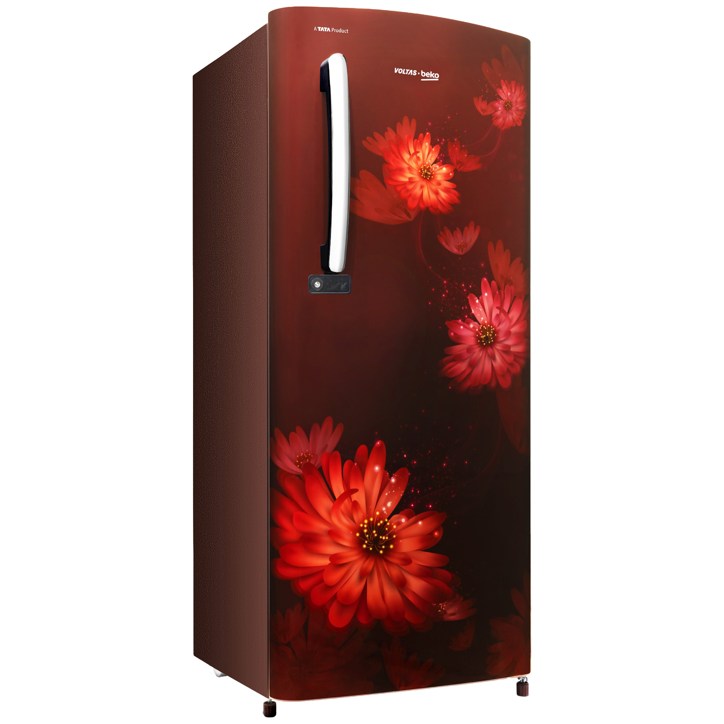 VOLTAS beko 173 Litres 3 Star Direct Cool Single Door Refrigerator with Stabilizer Free Operation (RDC245C / W0DWE0M0, Dahlia Wine)_9