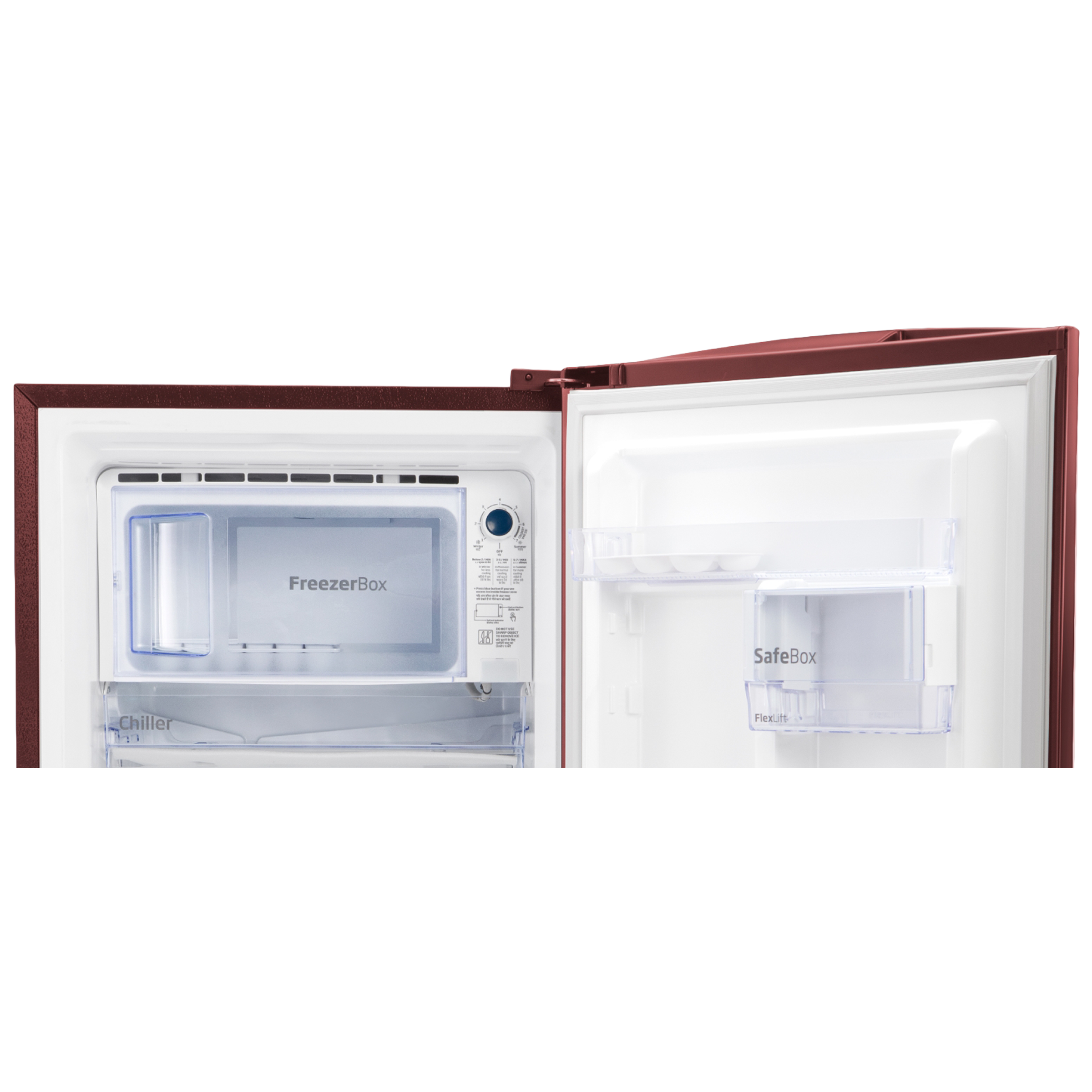 VOLTAS beko 173 Litres 3 Star Direct Cool Single Door Refrigerator with Stabilizer Free Operation (RDC245C / W0DWE0M0, Dahlia Wine)_8