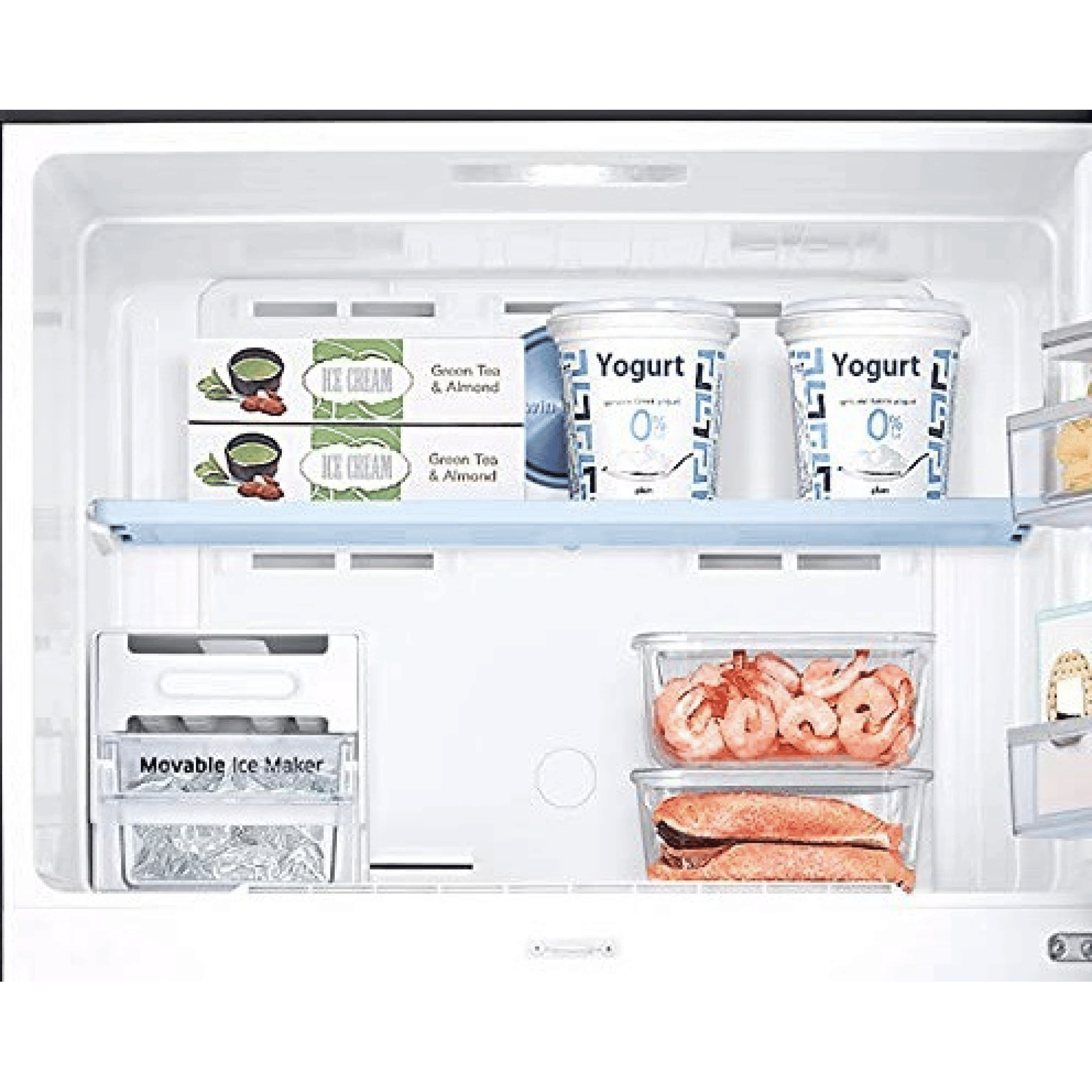 SAMSUNG 551 Litres 2 Star Frost Free Double Door Convertible Refrigerator with Twin Cooling Plus (RT56T6378BS/TL, Black Inox)_9