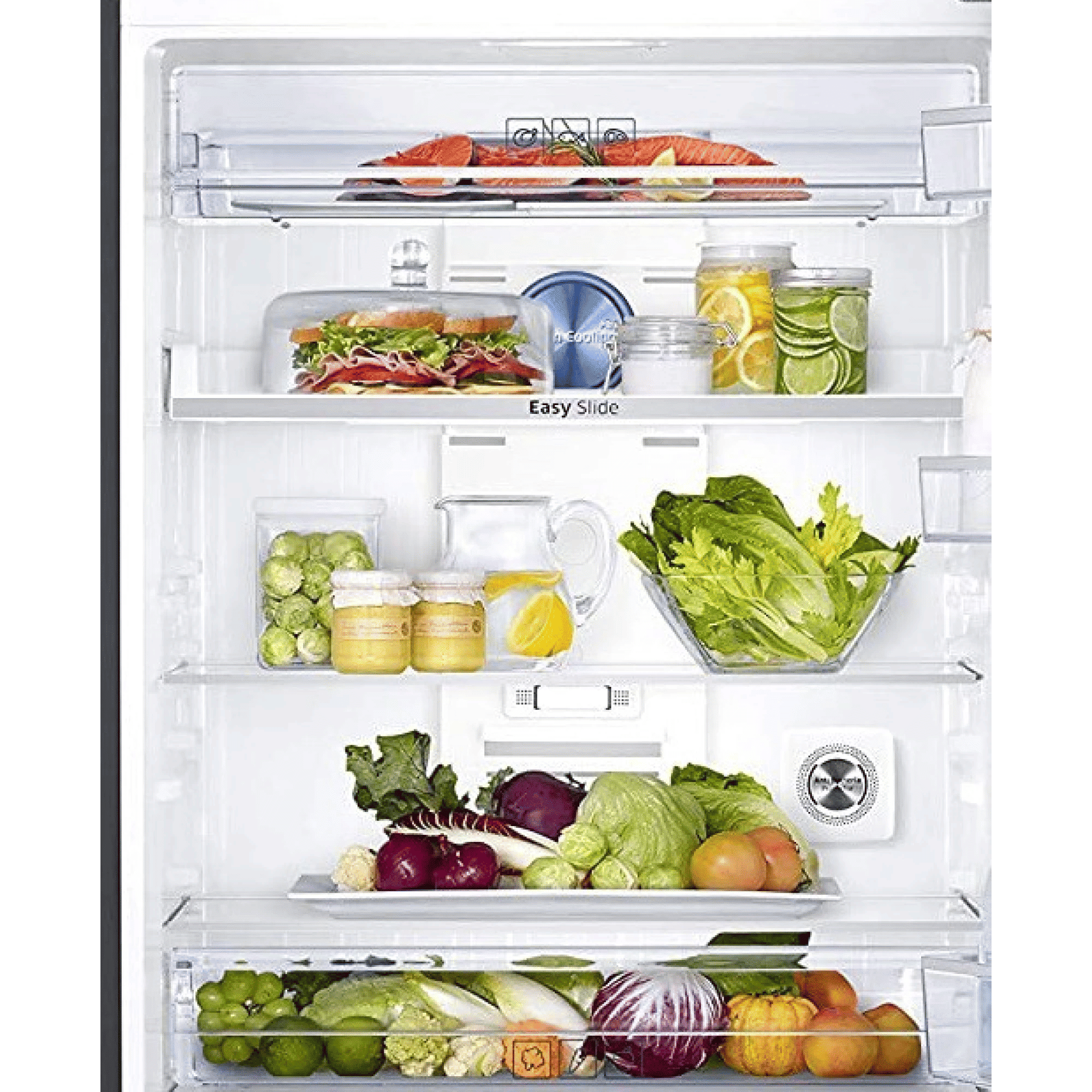 SAMSUNG 551 Litres 2 Star Frost Free Double Door Convertible Refrigerator with Twin Cooling Plus (RT56T6378BS/TL, Black Inox)_10