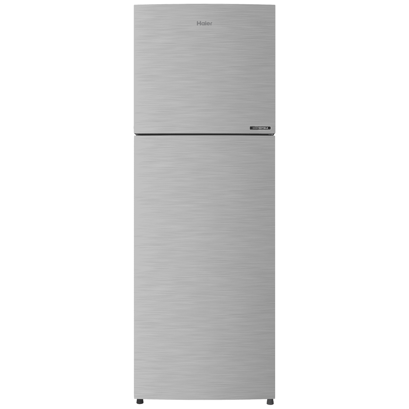 Haier 240 Litres 2 Star Frost Free Double Door Refrigerator with Turbo Icing (HRF-2902EBS-P, Brushline Silver)_1