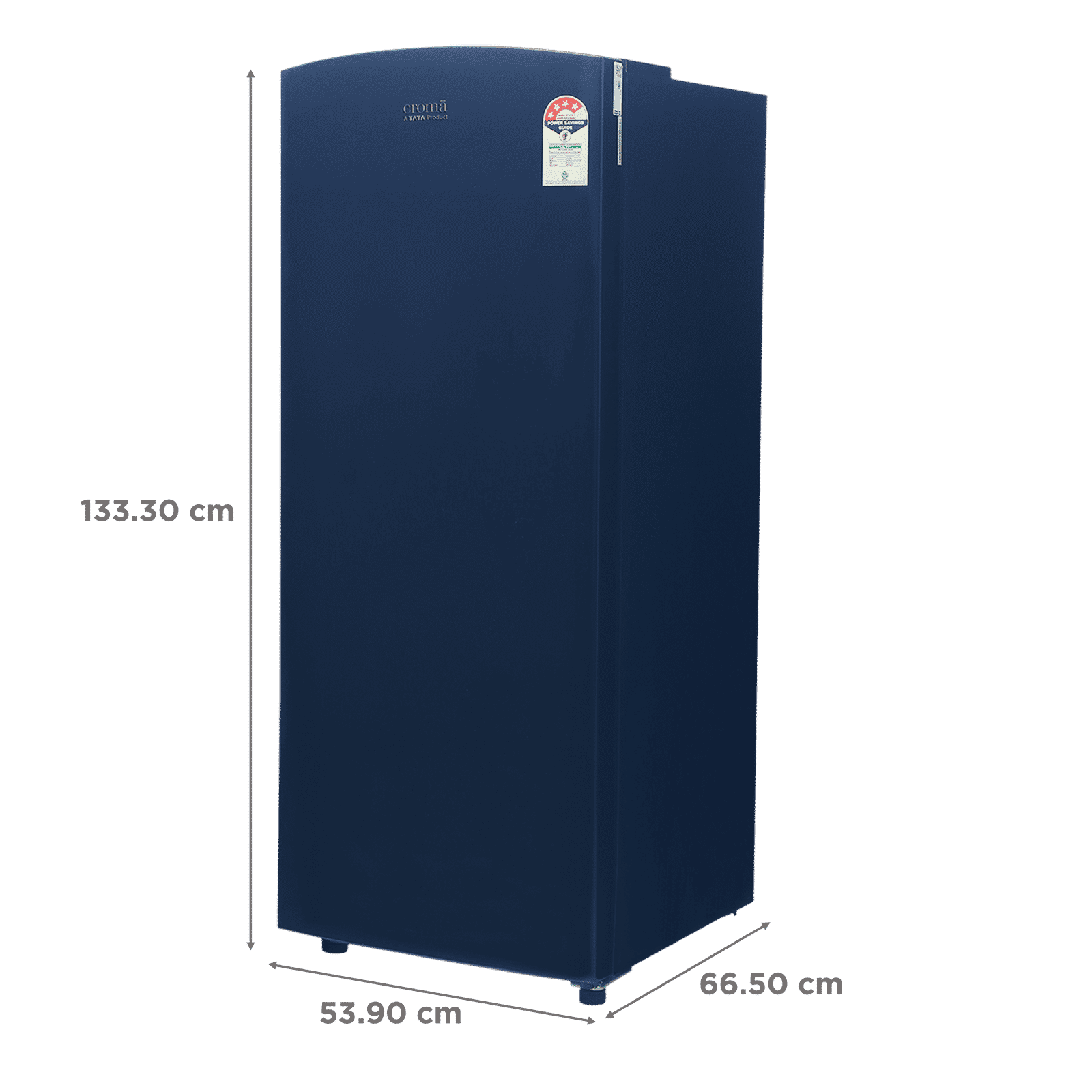 Croma 206 Litres 4 Star Direct Cool Single Door Refrigerator with Inverter Compressor ( Blue)_3