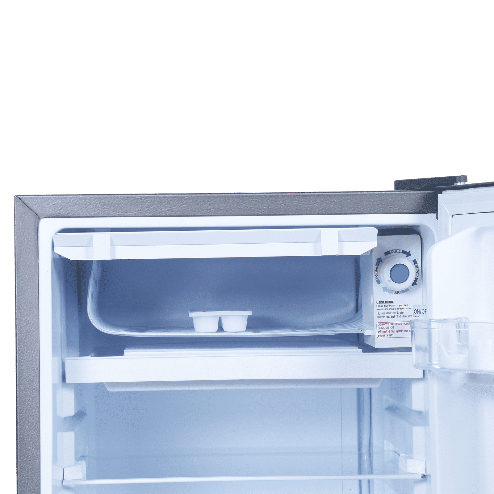 Croma 84 Litres 2 Star Direct Cool Single Door Refrigerator with Reversible Door ( Grey)_12