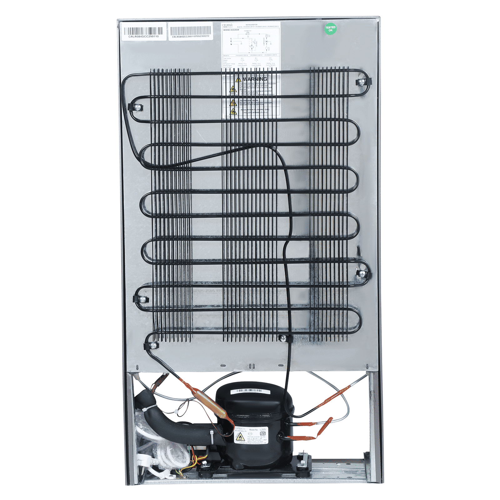 Croma 84 Litres 2 Star Direct Cool Single Door Refrigerator with Reversible Door ( Grey)_13