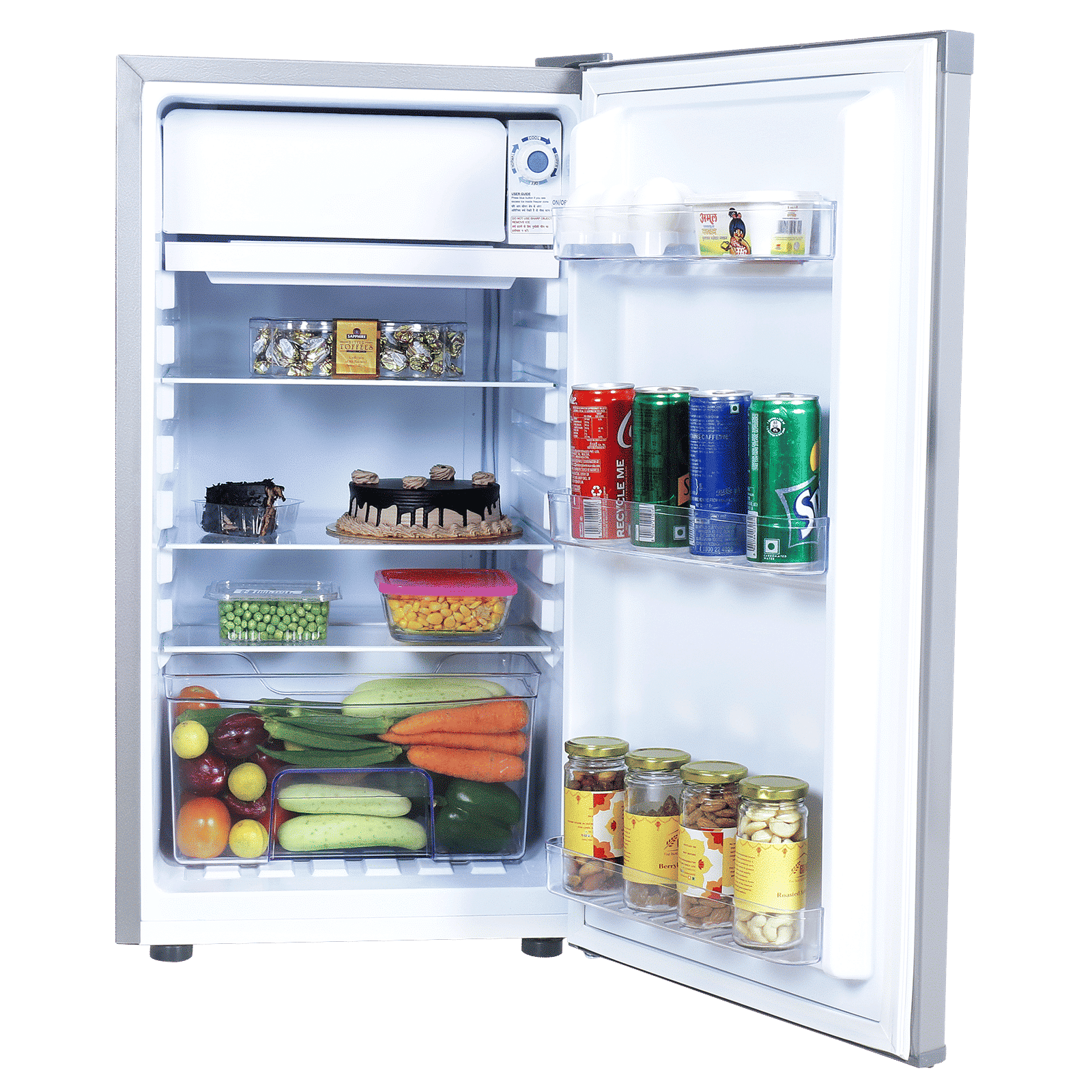 Croma 84 Litres 2 Star Direct Cool Single Door Refrigerator with Reversible Door ( Grey) Croma 84 Litres 2 Star Direct Cool Single Door Refrigerator with Reversible Door ( Grey)_14