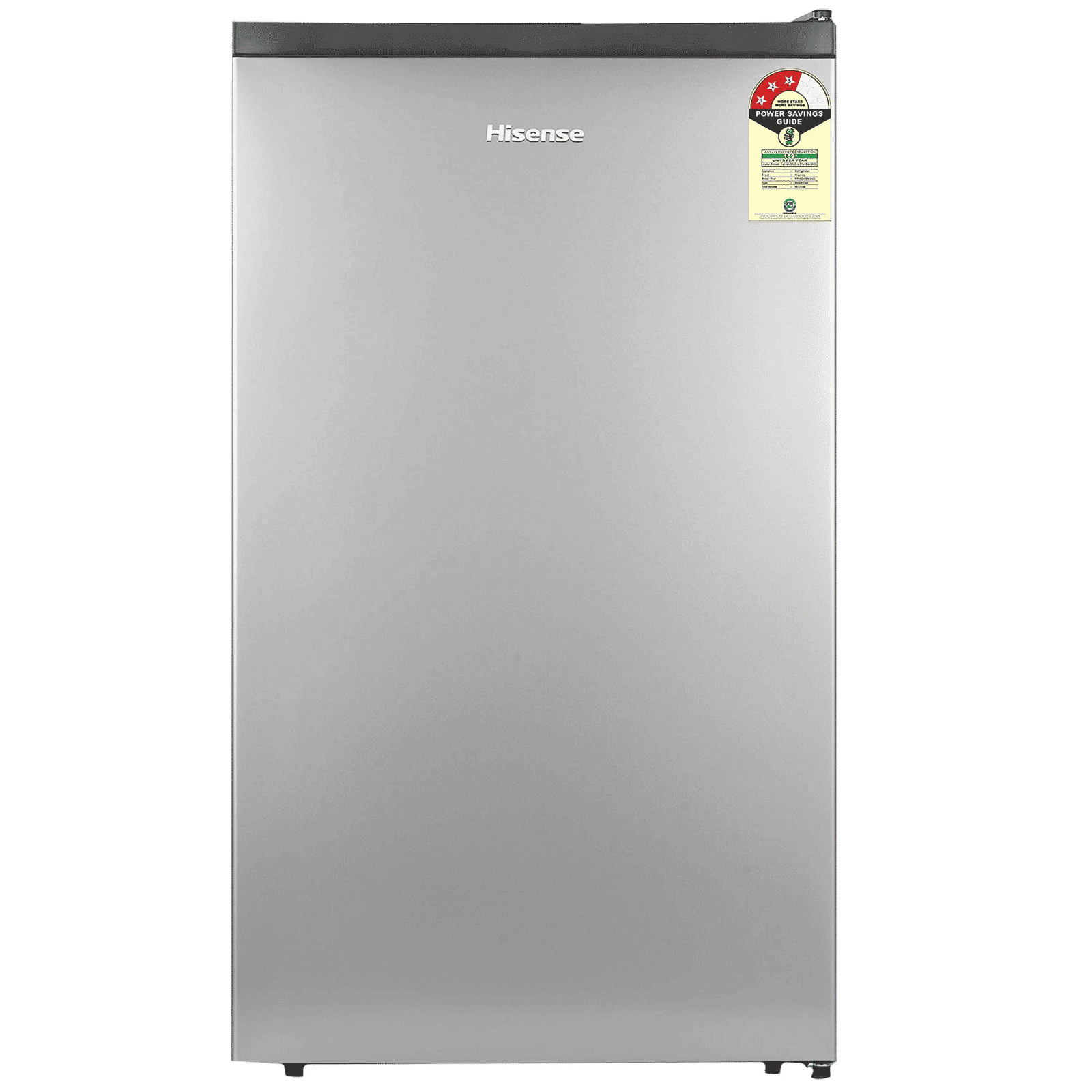 Hisense 94 Liters 3 Star Direct Cool Single Door Refrigerator with Reversible Door (RR94D4SSN, Silver)_1