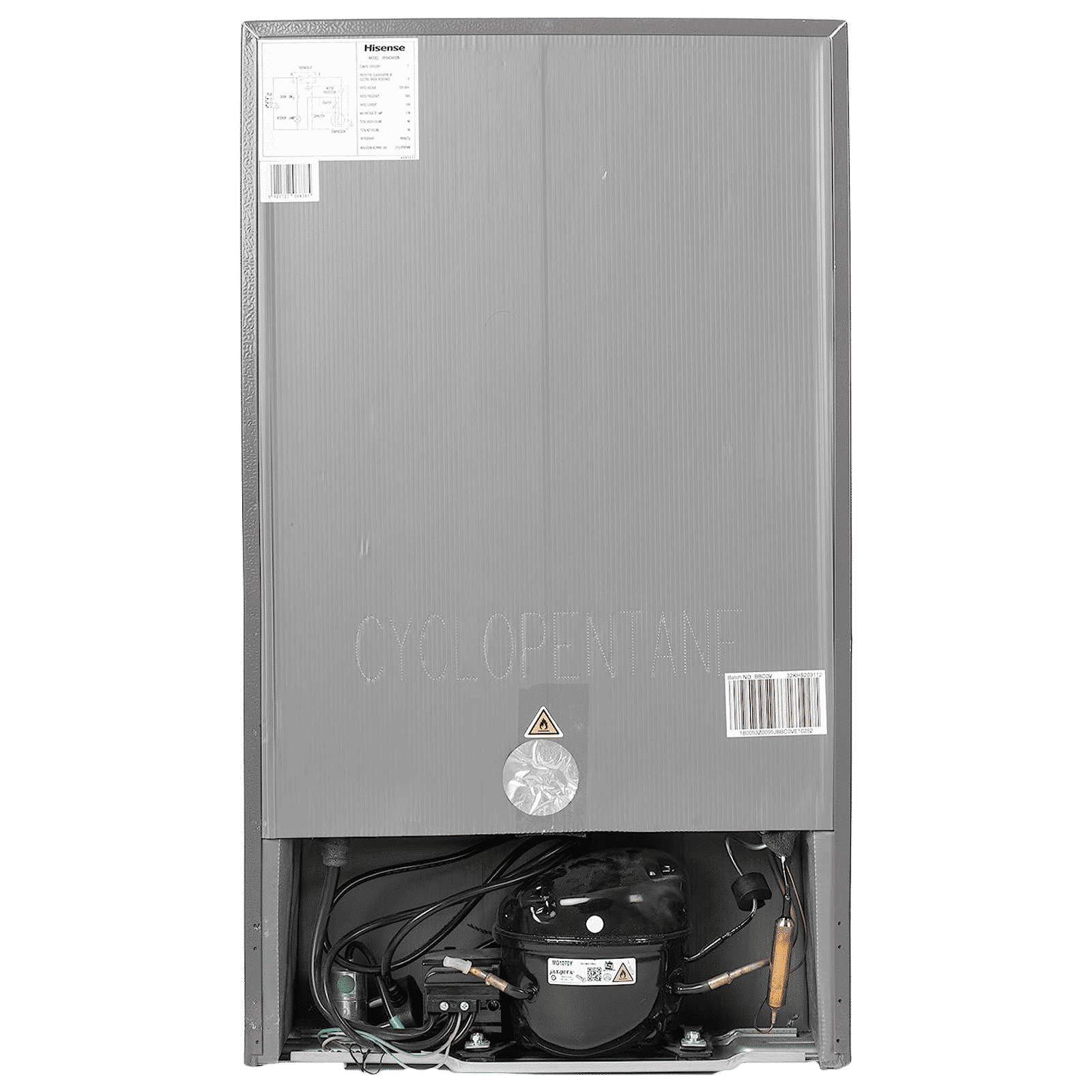 Hisense 94 Liters 3 Star Direct Cool Single Door Refrigerator with Reversible Door (RR94D4SSN, Silver)_7