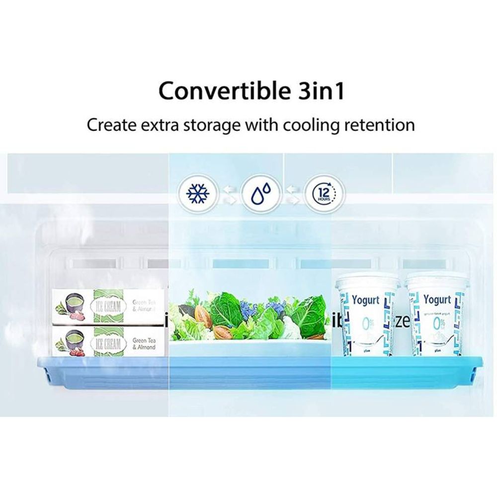 SAMSUNG 236 Litres 3 Star Frost Free Double Door Convertible Refrigerator with Anti Bacterial Gasket (RT28C3733S8/HL, Elegant Inox)_14