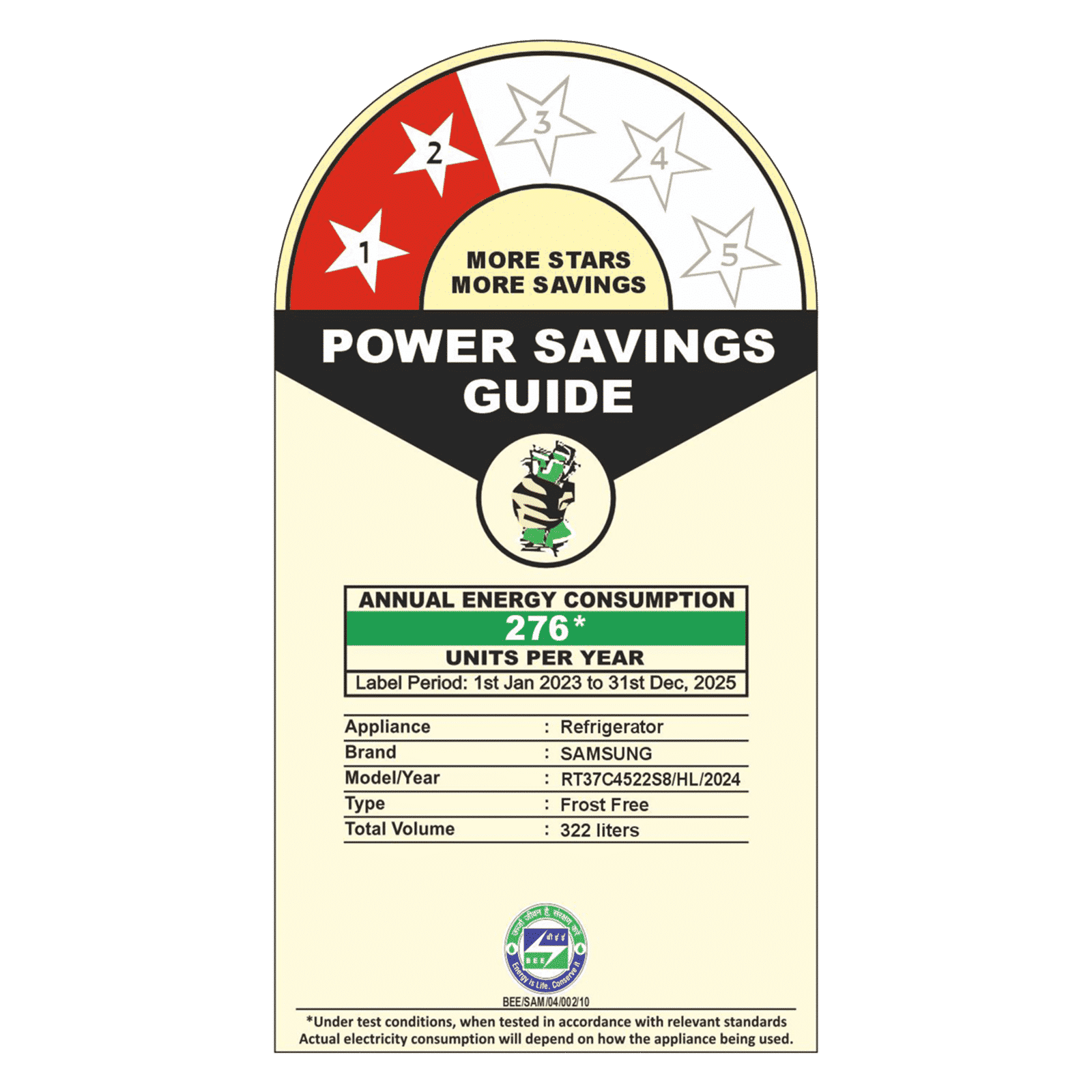 SAMSUNG 236 Litres 3 Star Frost Free Double Door Convertible Refrigerator with Anti Bacterial Gasket (RT28C3733S8/HL, Elegant Inox) SAMSUNG 236 Litres 3 Star Frost Free Double Door Convertible Refrigerator with Anti Bacterial Gasket (RT28C3733S8/HL, Elegant Inox)_4