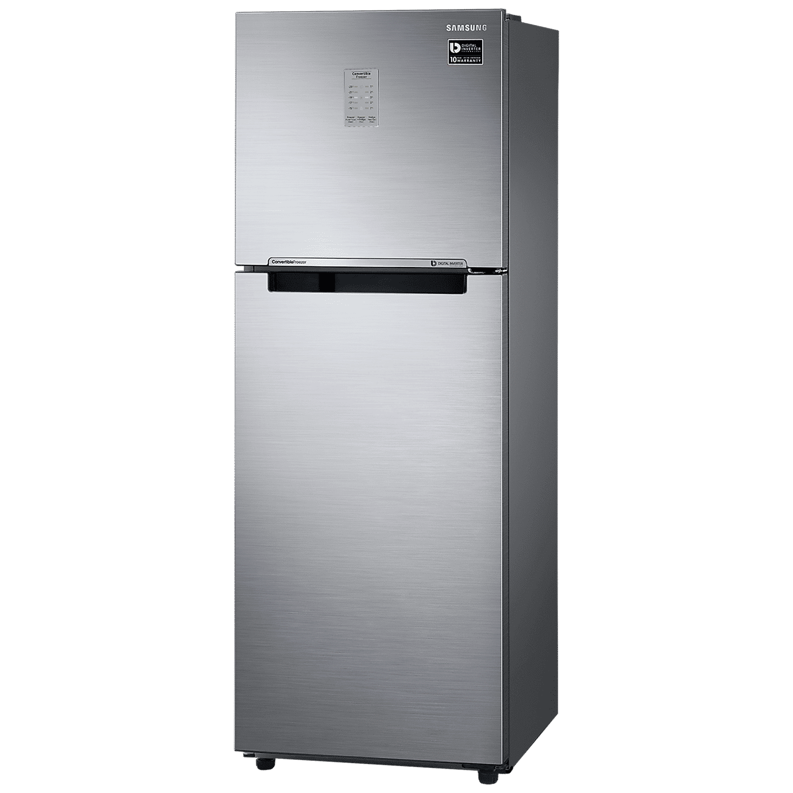 SAMSUNG 236 Litres 3 Star Frost Free Double Door Convertible Refrigerator with Anti Bacterial Gasket (RT28C3733S8/HL, Elegant Inox)_4