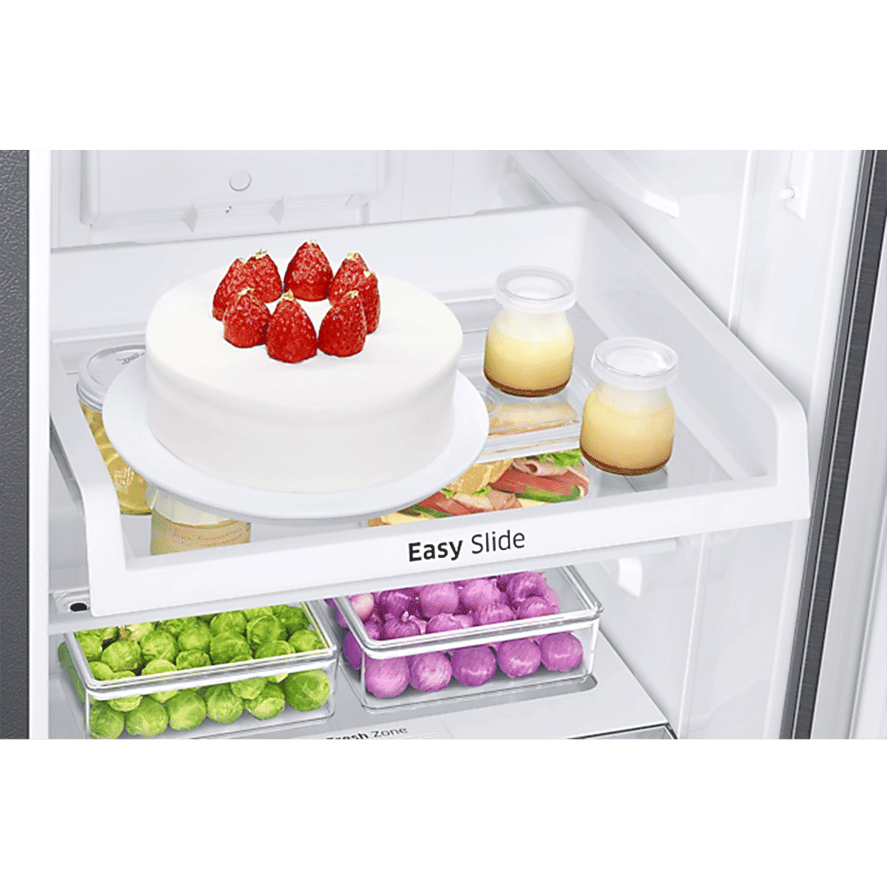 SAMSUNG 236 Litres 3 Star Frost Free Double Door Convertible Refrigerator with Anti Bacterial Gasket (RT28C3733S8/HL, Elegant Inox)_5