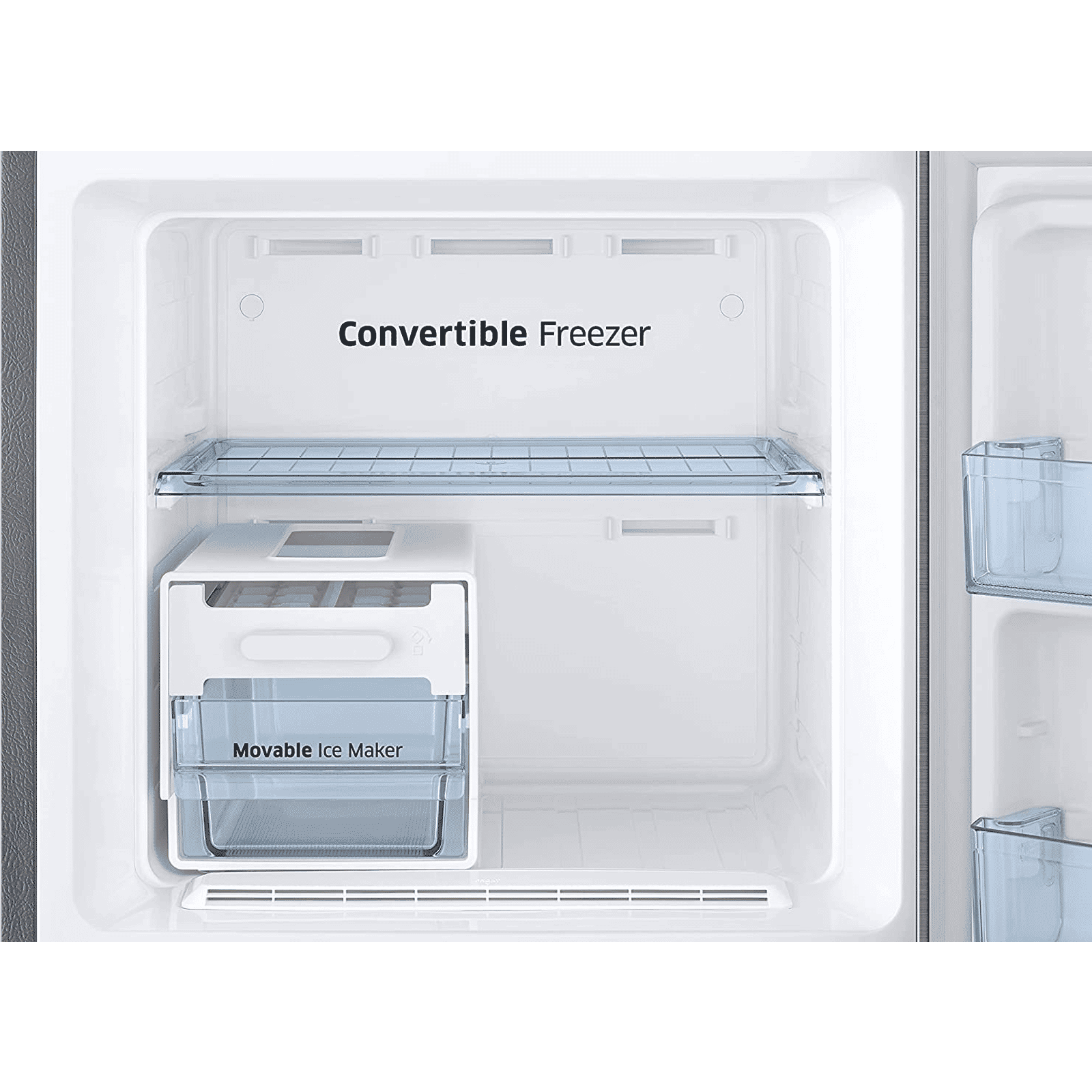 SAMSUNG 236 Litres 3 Star Frost Free Double Door Convertible Refrigerator with Anti Bacterial Gasket (RT28C3733S8/HL, Elegant Inox)_6