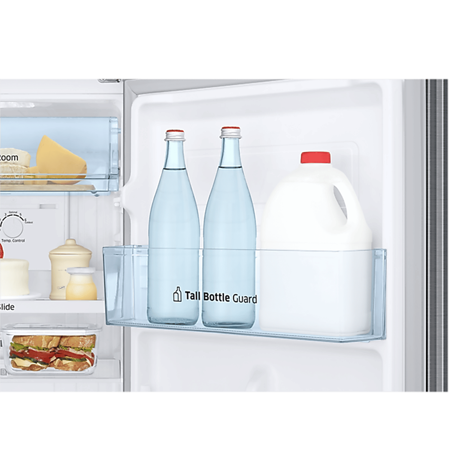 SAMSUNG 236 Litres 3 Star Frost Free Double Door Refrigerator with Stabilizer Free Operation (RT28C3053S8/HL, Elegant Inox)_16