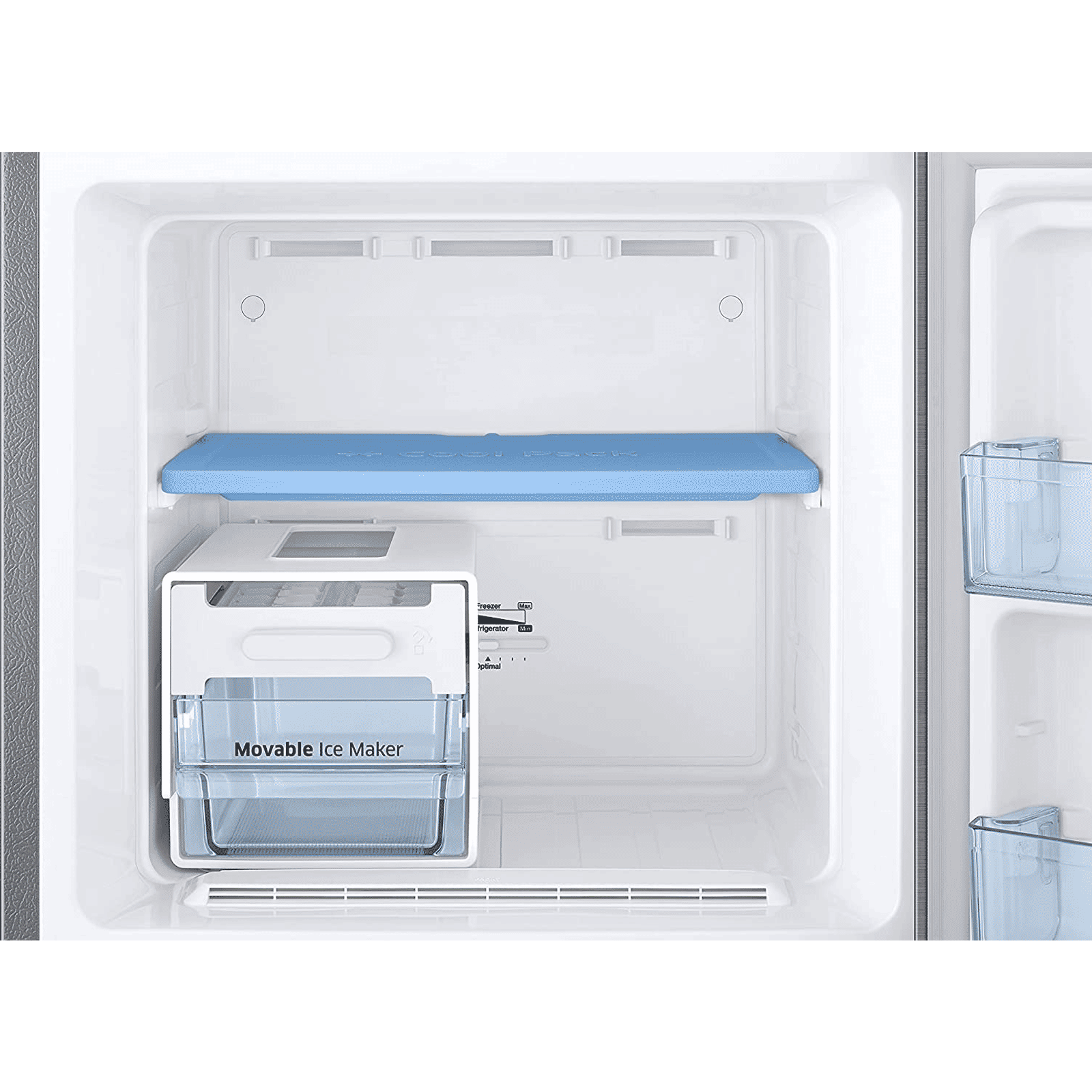 SAMSUNG 236 Litres 3 Star Frost Free Double Door Refrigerator with Stabilizer Free Operation (RT28C3053S8/HL, Elegant Inox)_8