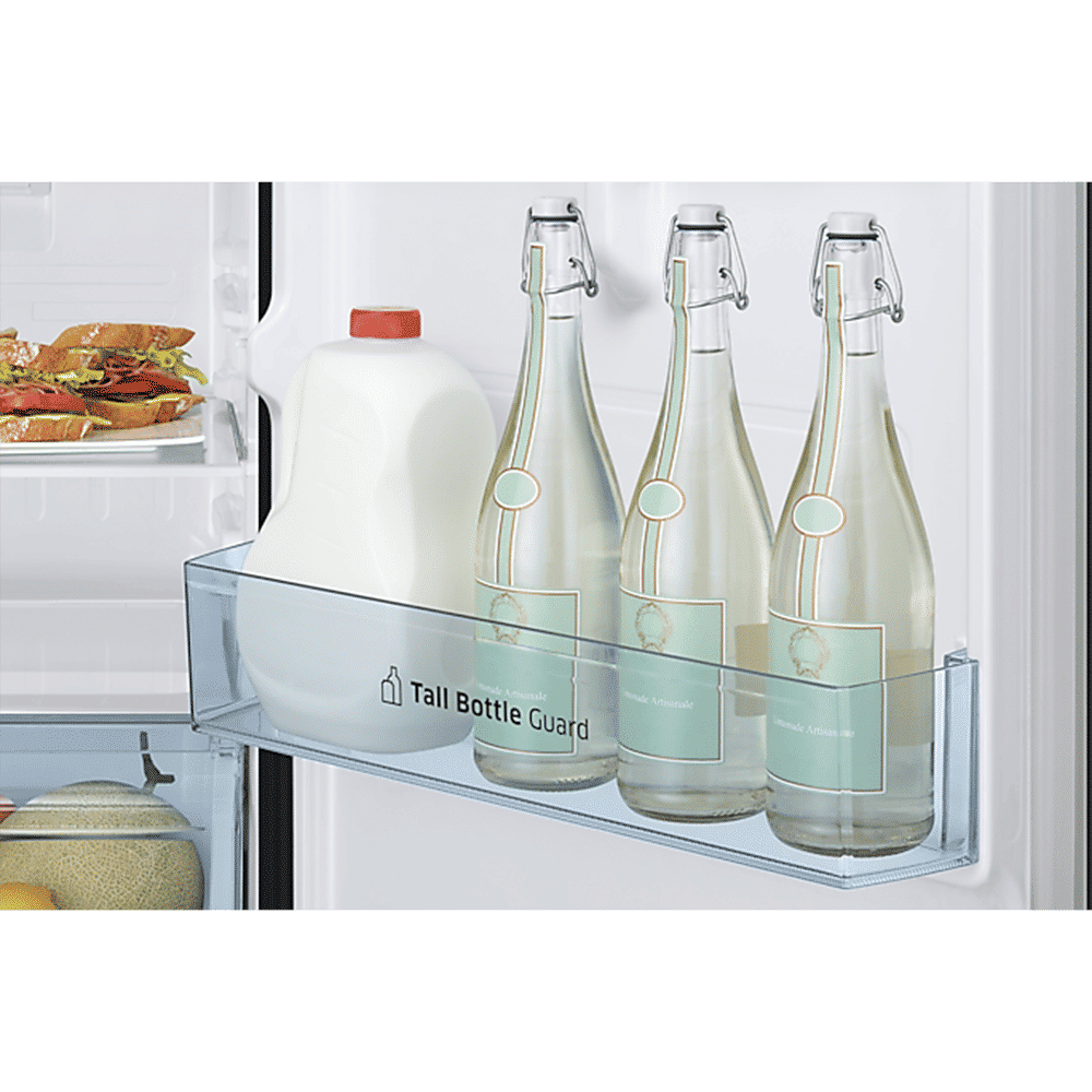 SAMSUNG 301 Litres 3 Star Frost Free Double Door Convertible Refrigerator with Stabilizer Free Operation (RT34C4523B1/HL, Black Matt)_17