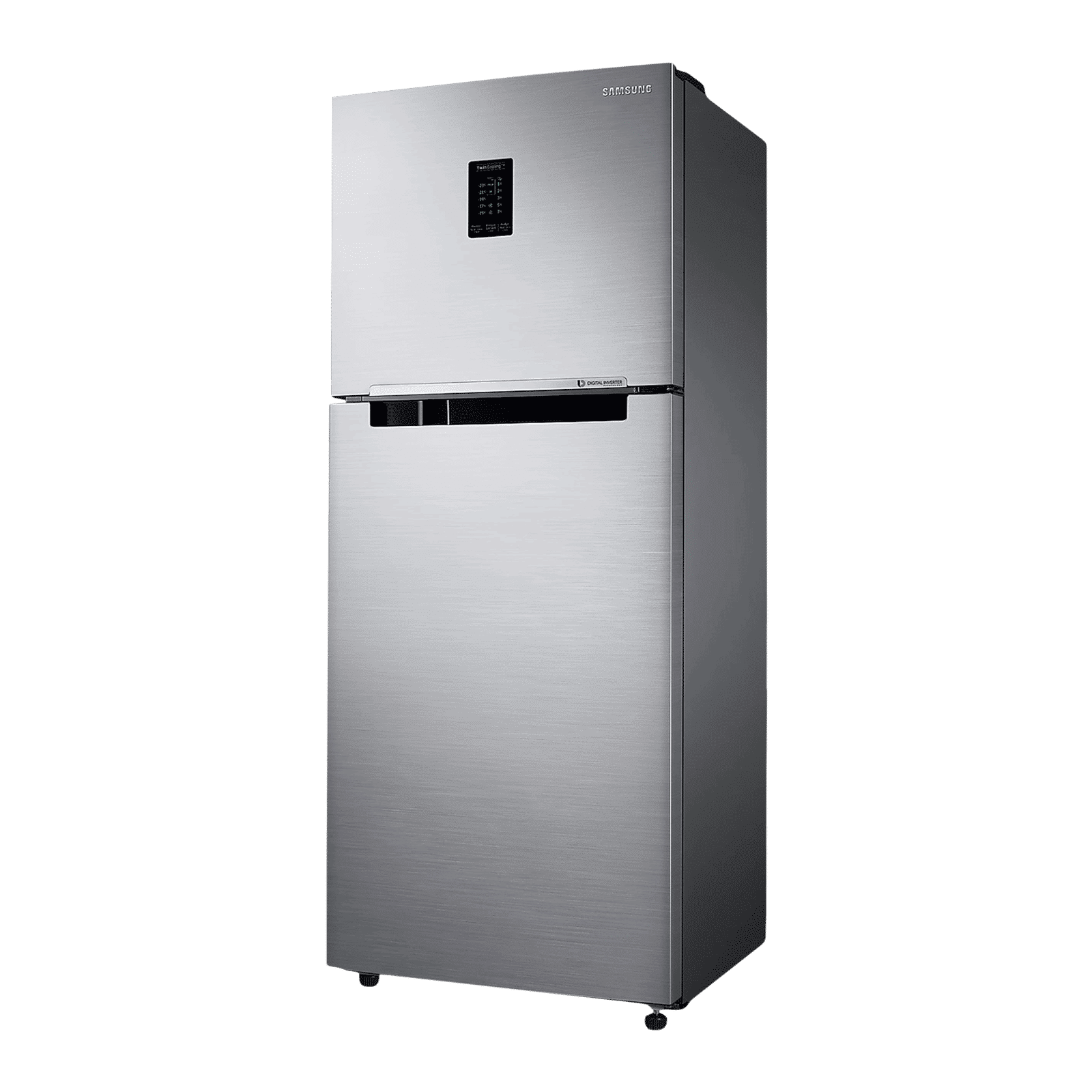 SAMSUNG 301 Litres 3 Star Frost Free Double Door Convertible Refrigerator with Stabilizer Free Operation (RT34C4523S9/HL, Refined Inox)_4