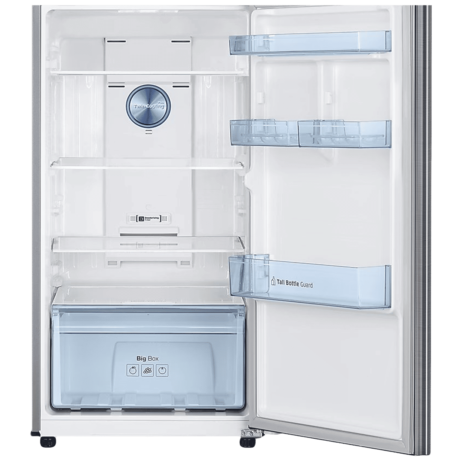 SAMSUNG 322 Litres 3 Star Frost Free Double Door Convertible Refrigerator with Stabilizer Free Operation (RT37C4523S8/HL, Elegant Inox)_7