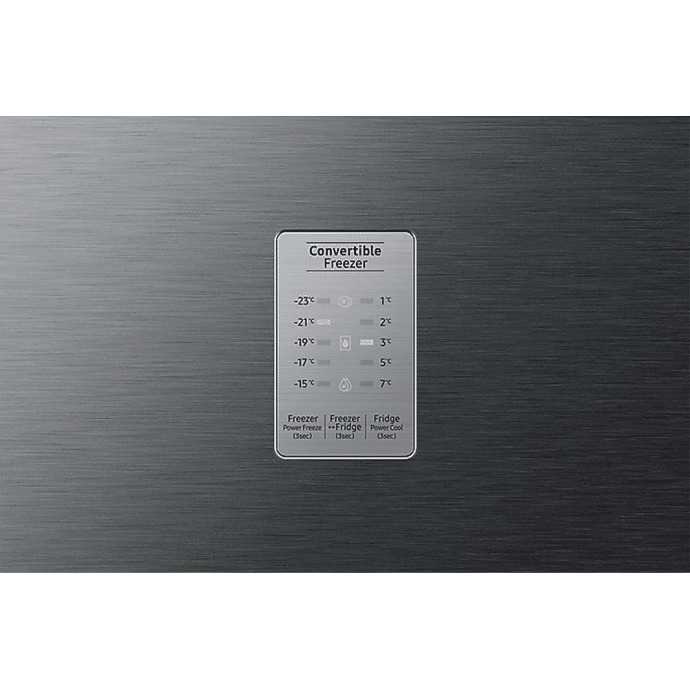 SAMSUNG 256 Litres 3 Star Frost Free Double Door Convertible Refrigerator with Stabilizer Free Operation (RT30C3733BX/HL, Luxe Black) SAMSUNG 256 Litres 3 Star Frost Free Double Door Convertible Refrigerator with Stabilizer Free Operation (RT30C3733BX/HL, Luxe Black)_12