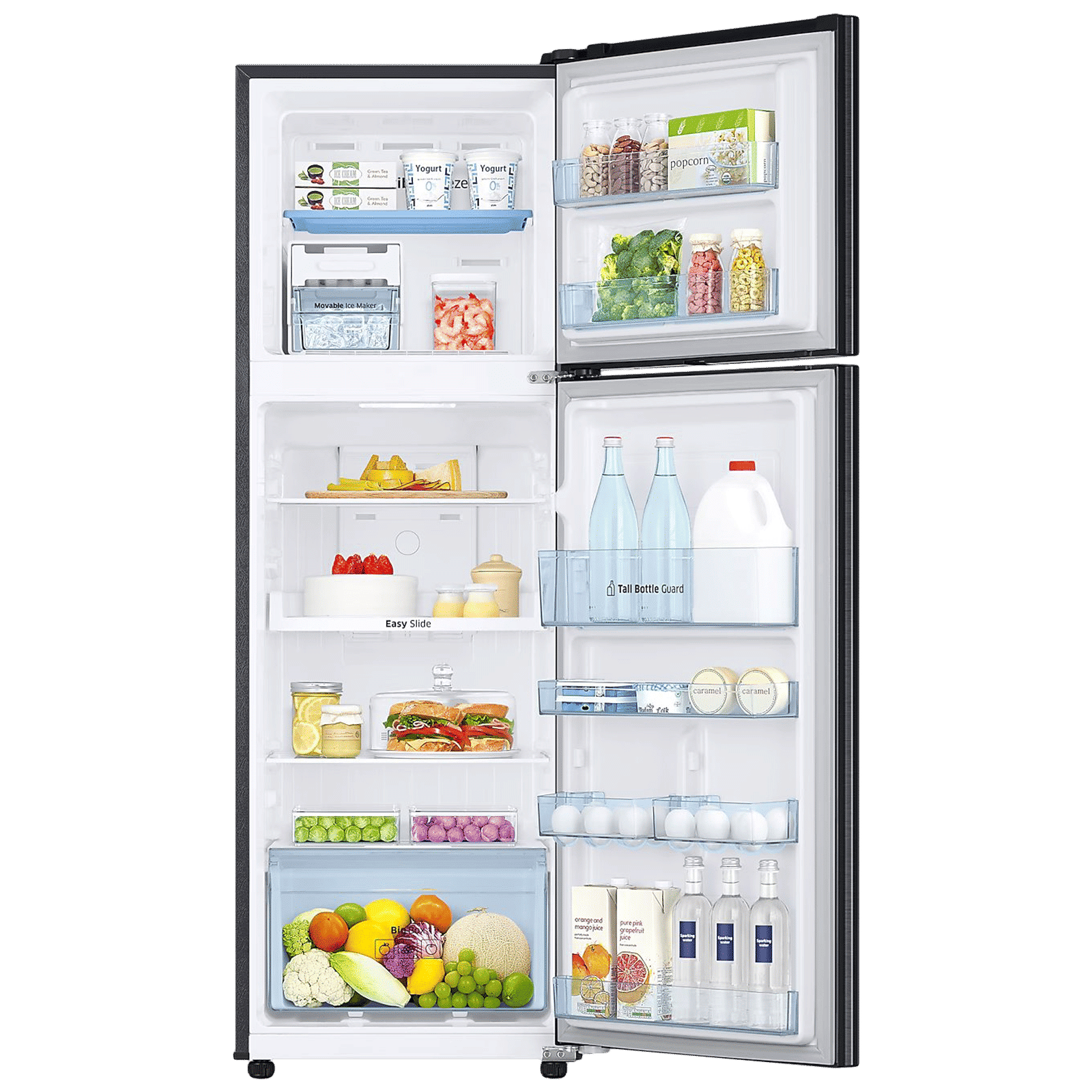 SAMSUNG 256 Litres 3 Star Frost Free Double Door Convertible Refrigerator with Stabilizer Free Operation (RT30C3733BX/HL, Luxe Black) SAMSUNG 256 Litres 3 Star Frost Free Double Door Convertible Refrigerator with Stabilizer Free Operation (RT30C3733BX/HL, Luxe Black)_5