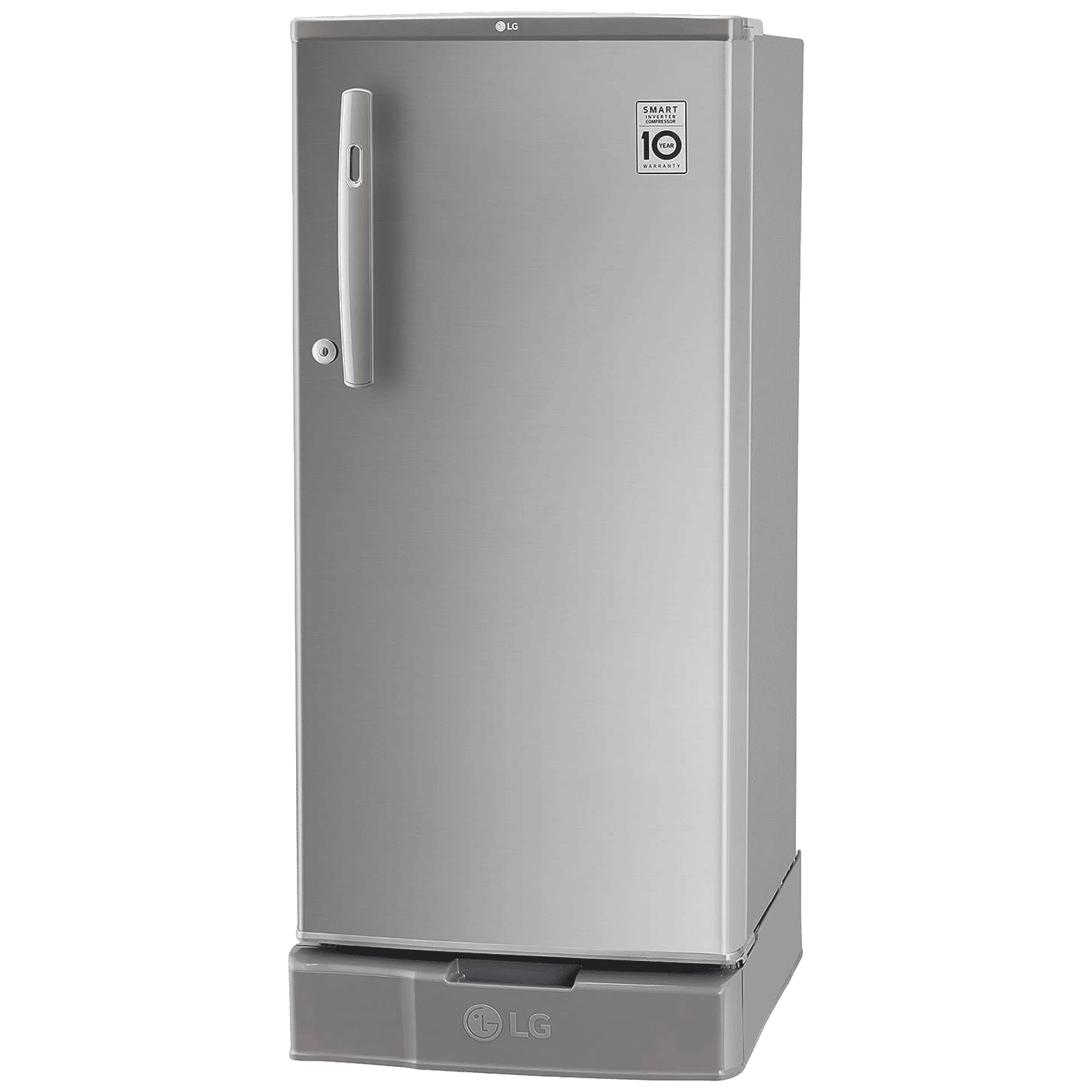 LG 185 Litres 4 Star Direct Cool Single Door Refrigerator with Antibacterial Gasket (GL-D199OPZY.DPZZPS, Shiny Steel) LG 185 Litres 4 Star Direct Cool Single Door Refrigerator with Antibacterial Gasket (GL-D199OPZY.DPZZPS, Shiny Steel)_2