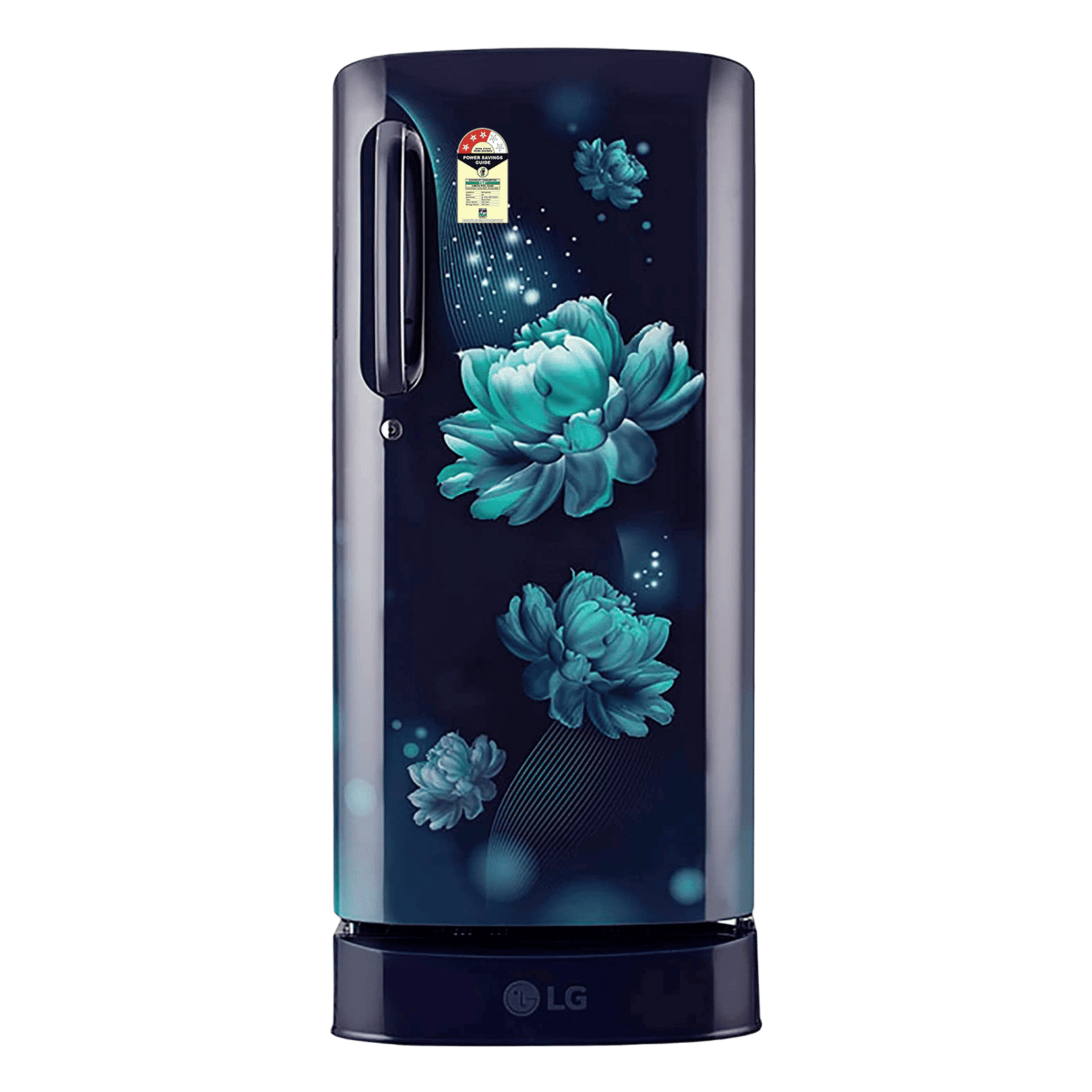 LG 185 Litres 3 Star Direct Cool Single Door Refrigerator with Antibacterial Gasket (GL-D201ABCD.BBCZEB, Blue Charm)_1