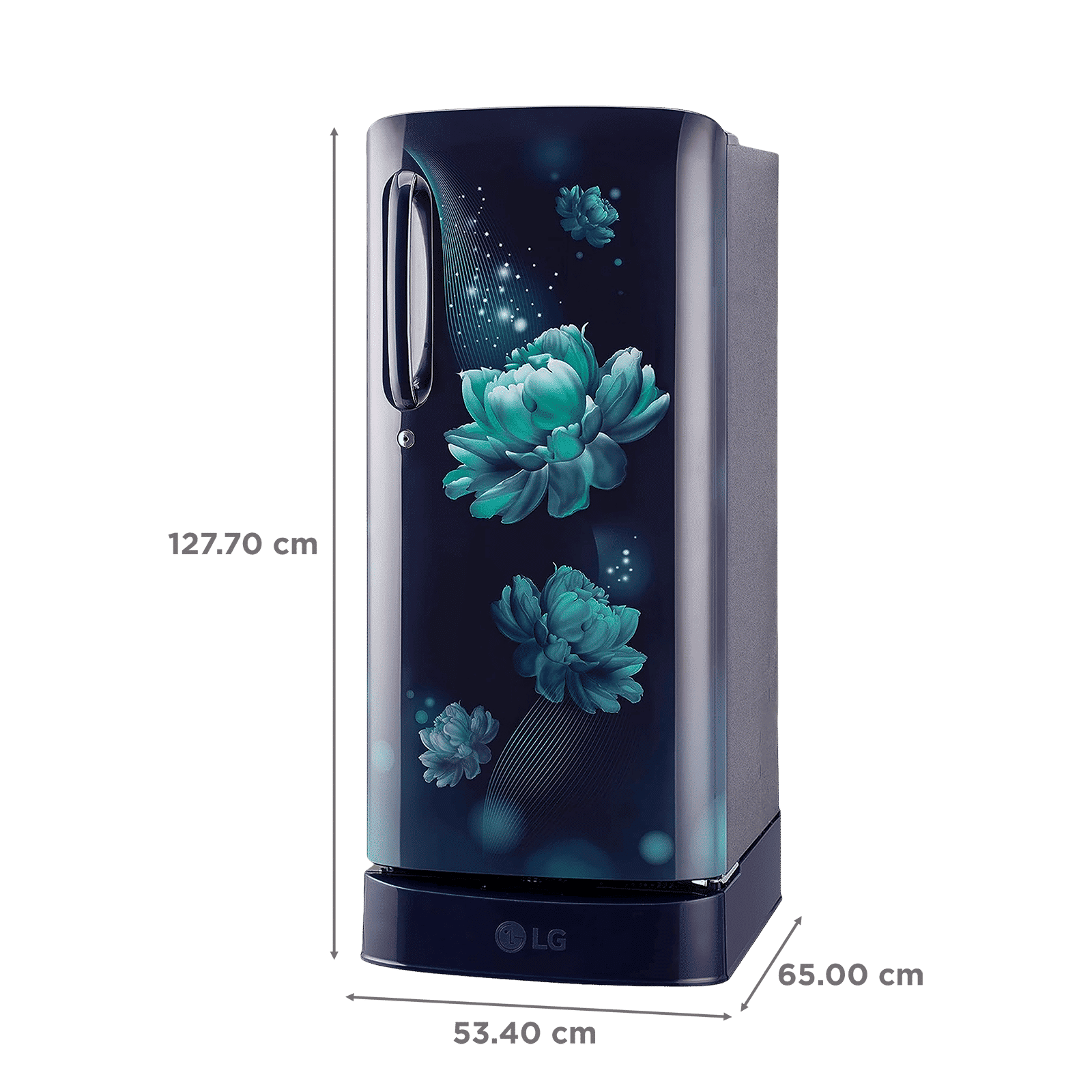 LG 185 Litres 3 Star Direct Cool Single Door Refrigerator with Antibacterial Gasket (GL-D201ABCD.BBCZEB, Blue Charm)_3