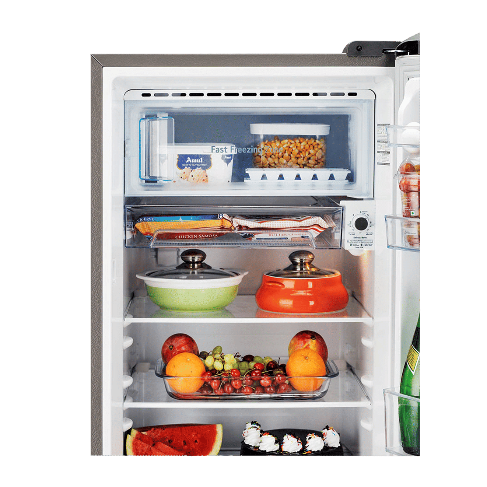 LG 201 Litres 3 Star Direct Cool Single Door Refrigerator with Antibacterial Gasket (GL-B211HPZD.APZZEB, Shiny Steel) LG 201 Litres 3 Star Direct Cool Single Door Refrigerator with Antibacterial Gasket (GL-B211HPZD.APZZEB, Shiny Steel)_14